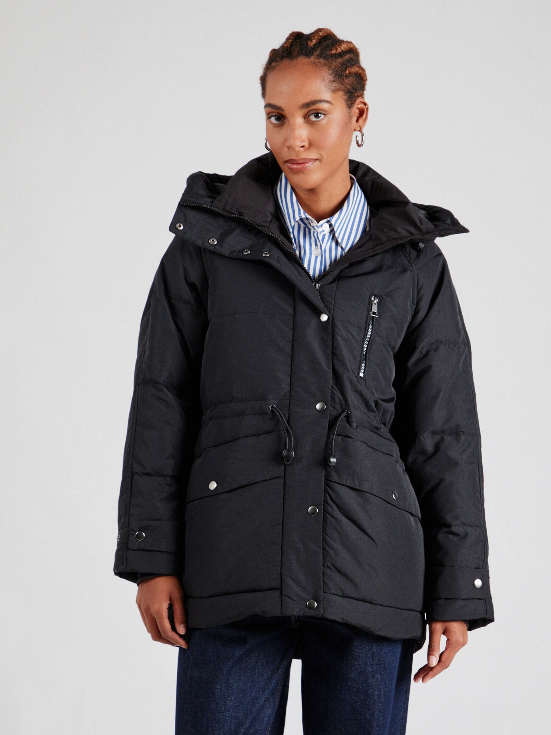 Puffer Jacke Daunen Winter Jacke Urban Classics LADIES HOODED