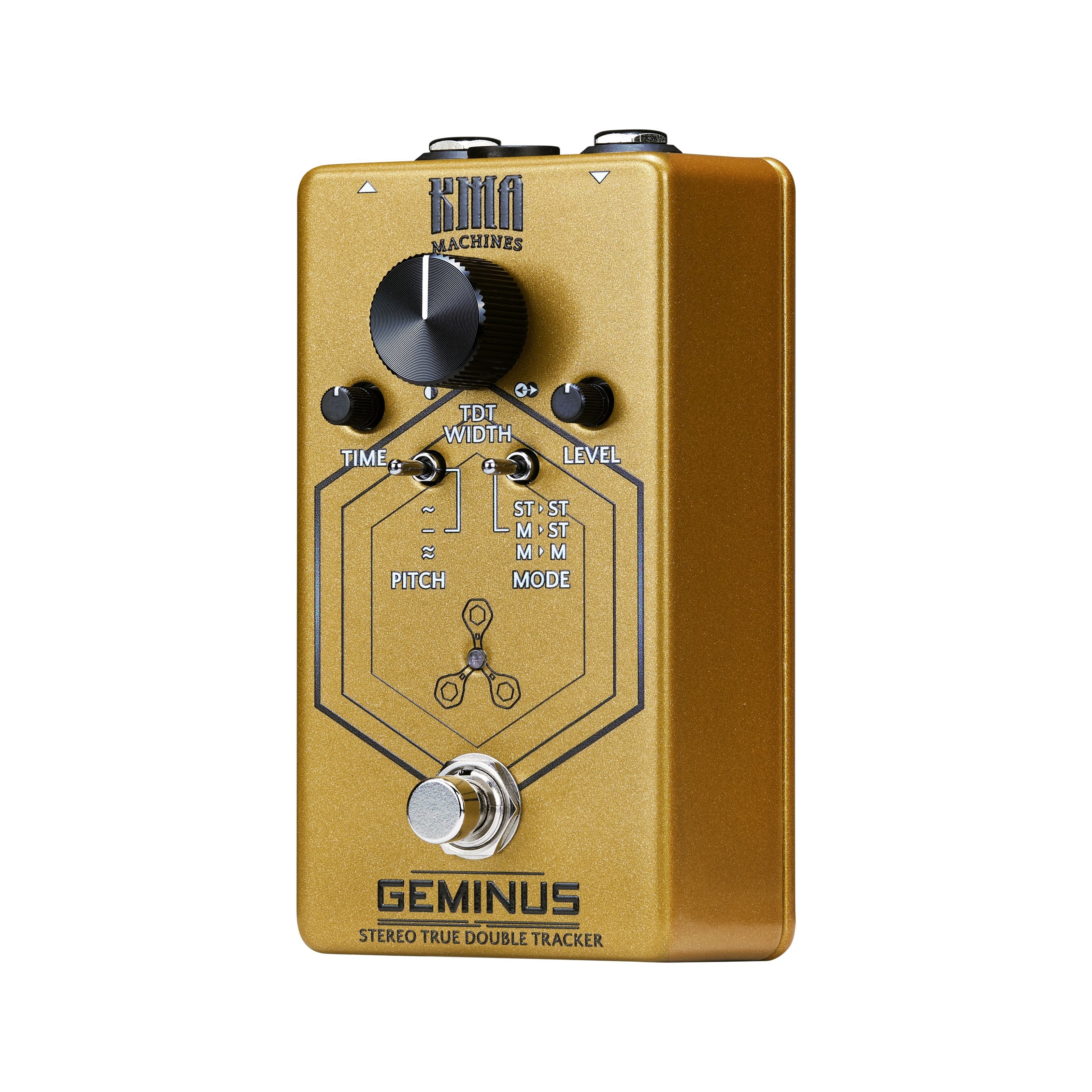 KMA Audio Machines Musikinstrumentenpedal, (Effekte, Sonstige Effekte), Geminus Stereo True Double Tracker - Effektgerät für Gitarren