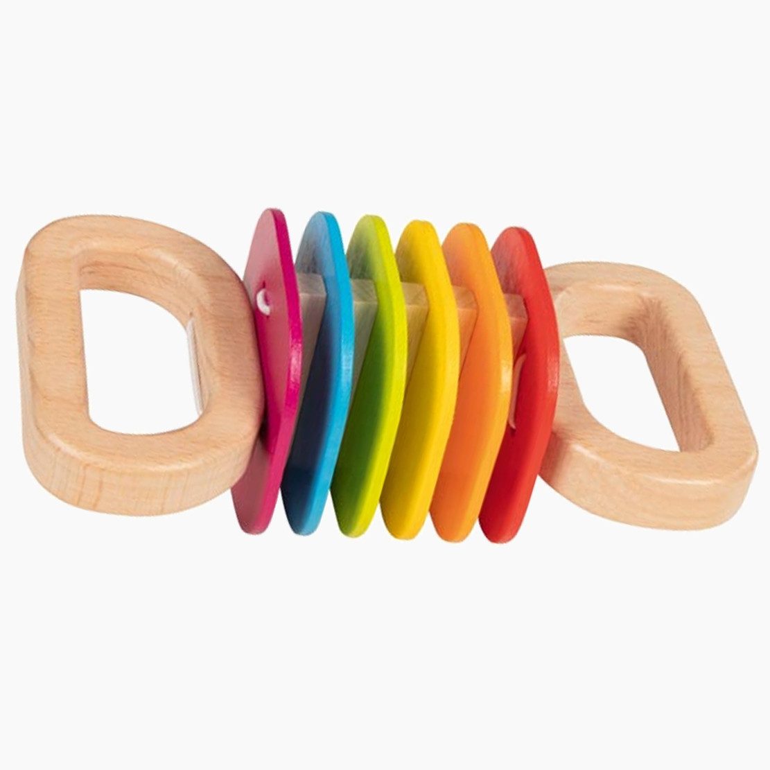Spielzeug-Musikinstrument Klapper Regenbogen