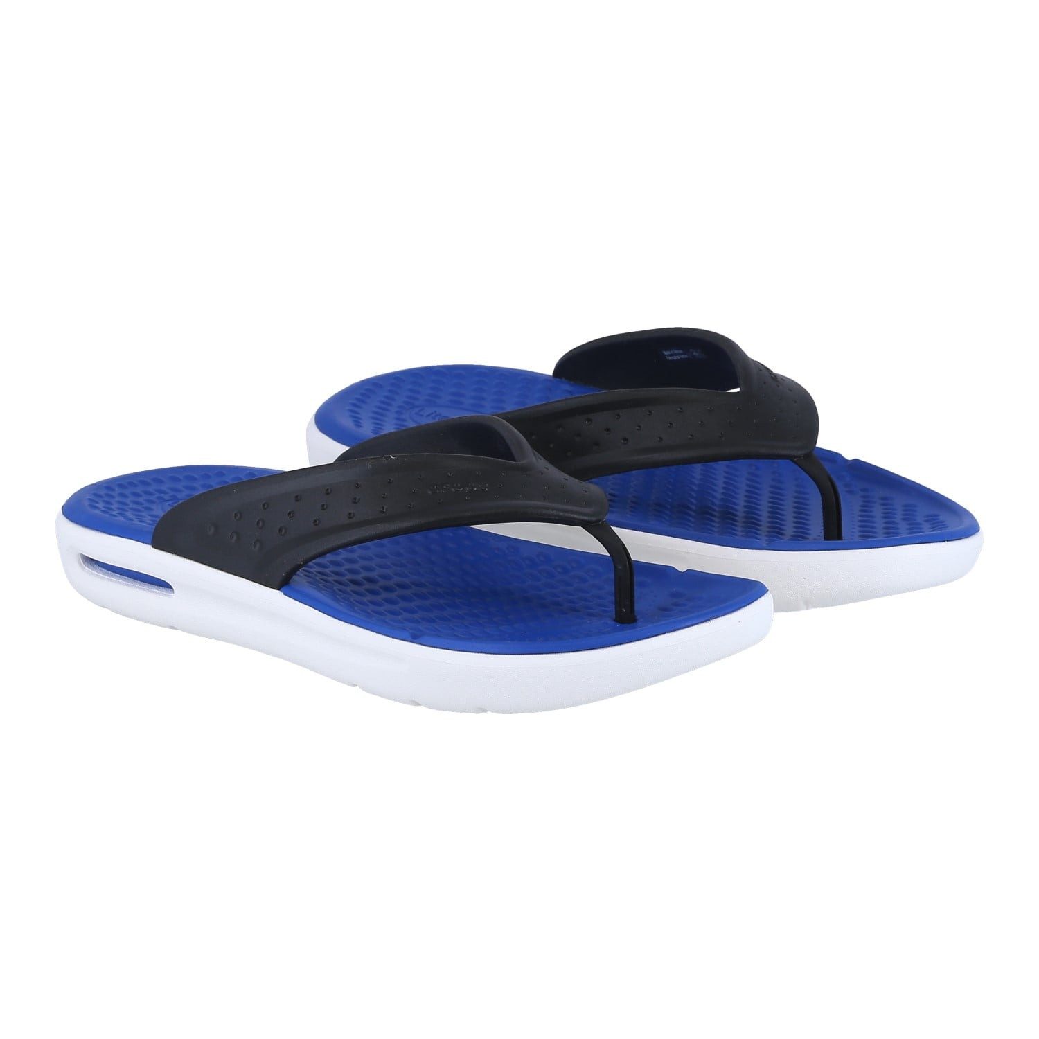 Crocs Sandale InMotion LiteRide Flip weiss/blau/schwarz Badeschuh
