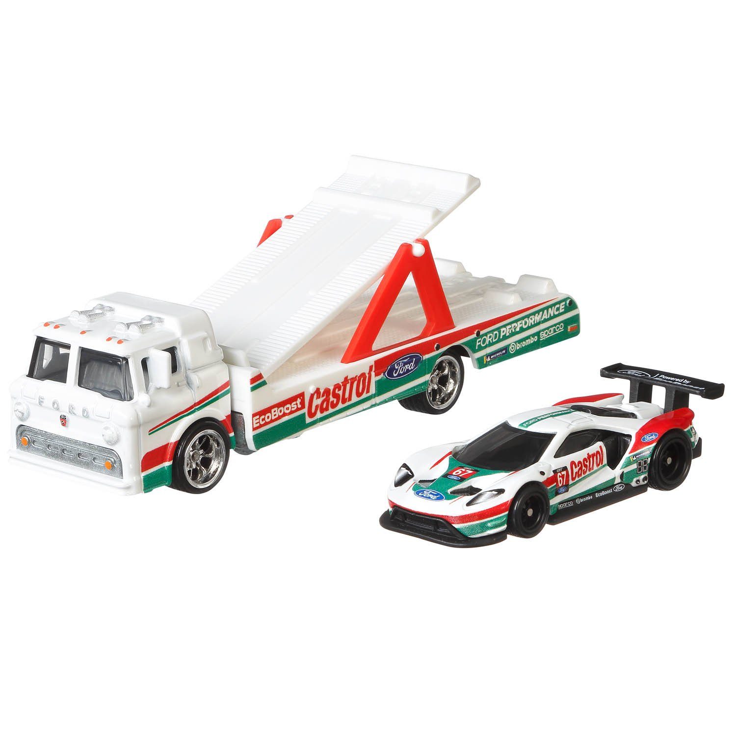 Mattel® Spielzeug-Transporter Mattel GJT40 - Hot Wheels - 2016 Ford GT Race günstig online kaufen