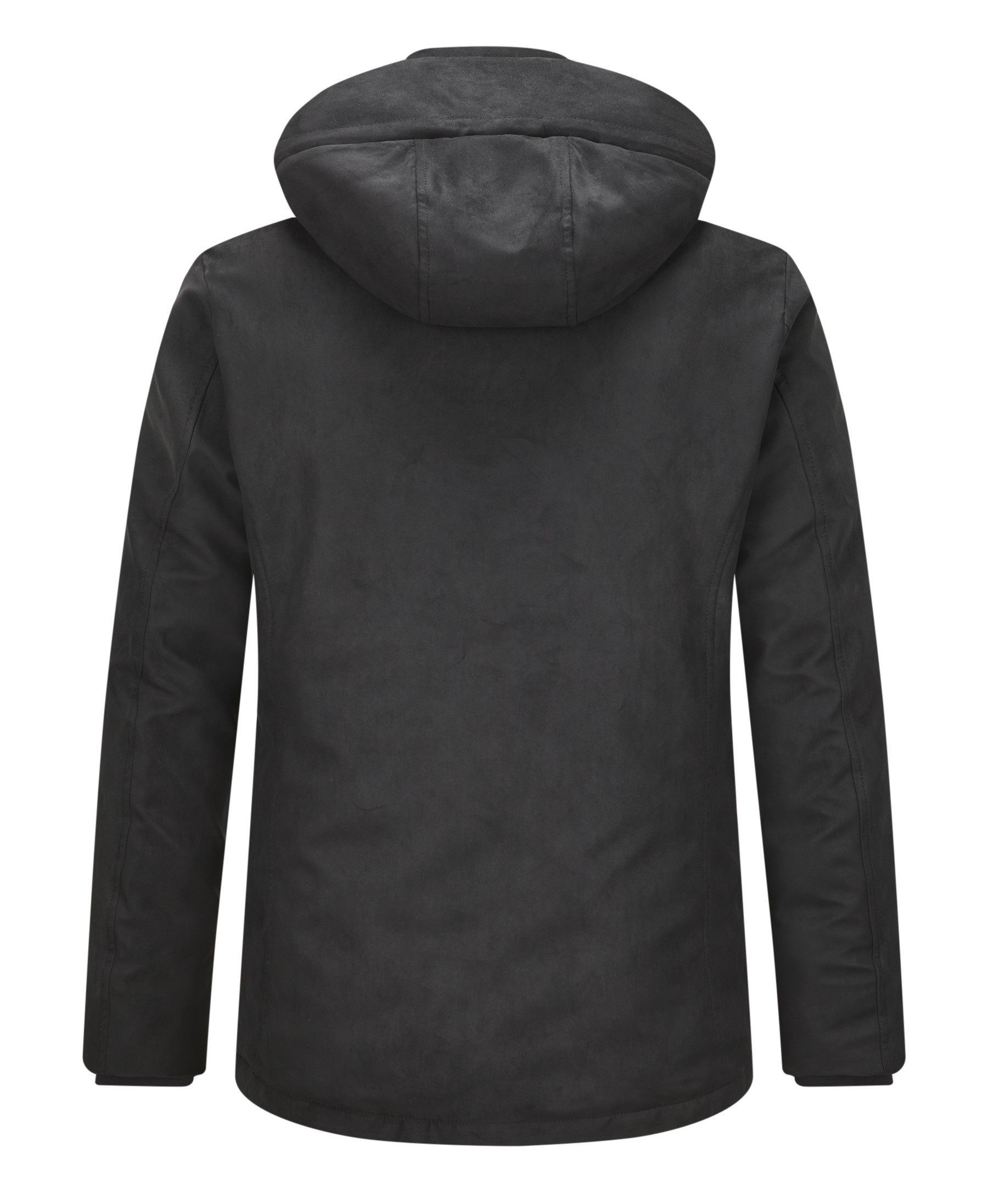 Milestone Parka MSBennet aus Microvelours mit abnehmbarer Kapuze, atmungsaktiv wasserabweisend