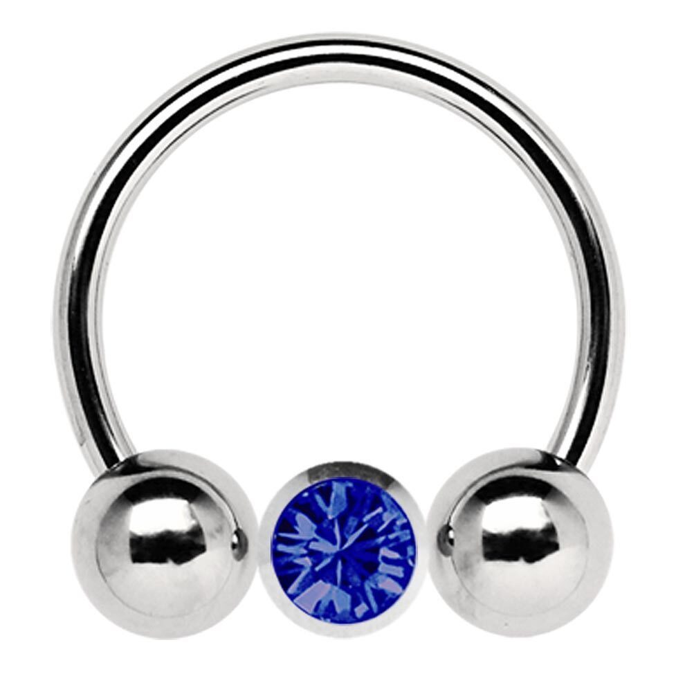 Adelia´s Brustwarzenpiercing Piercing - Brustwarzenpiercing Titan Zirkonia, mit Zirkonia, 1,6 mm Länge, 1,6 mm Stärke, Titan