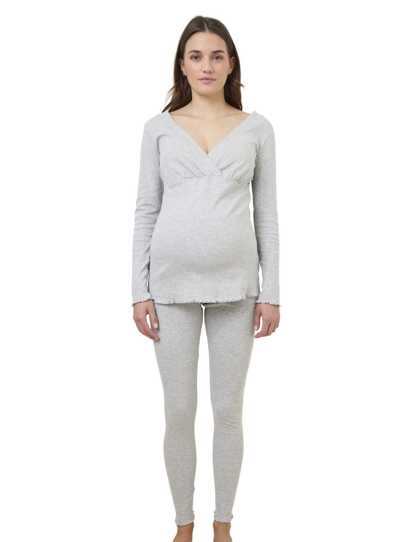 Schlafanzug Umstands-Schlafanzug: Sleepshirt & Leggings