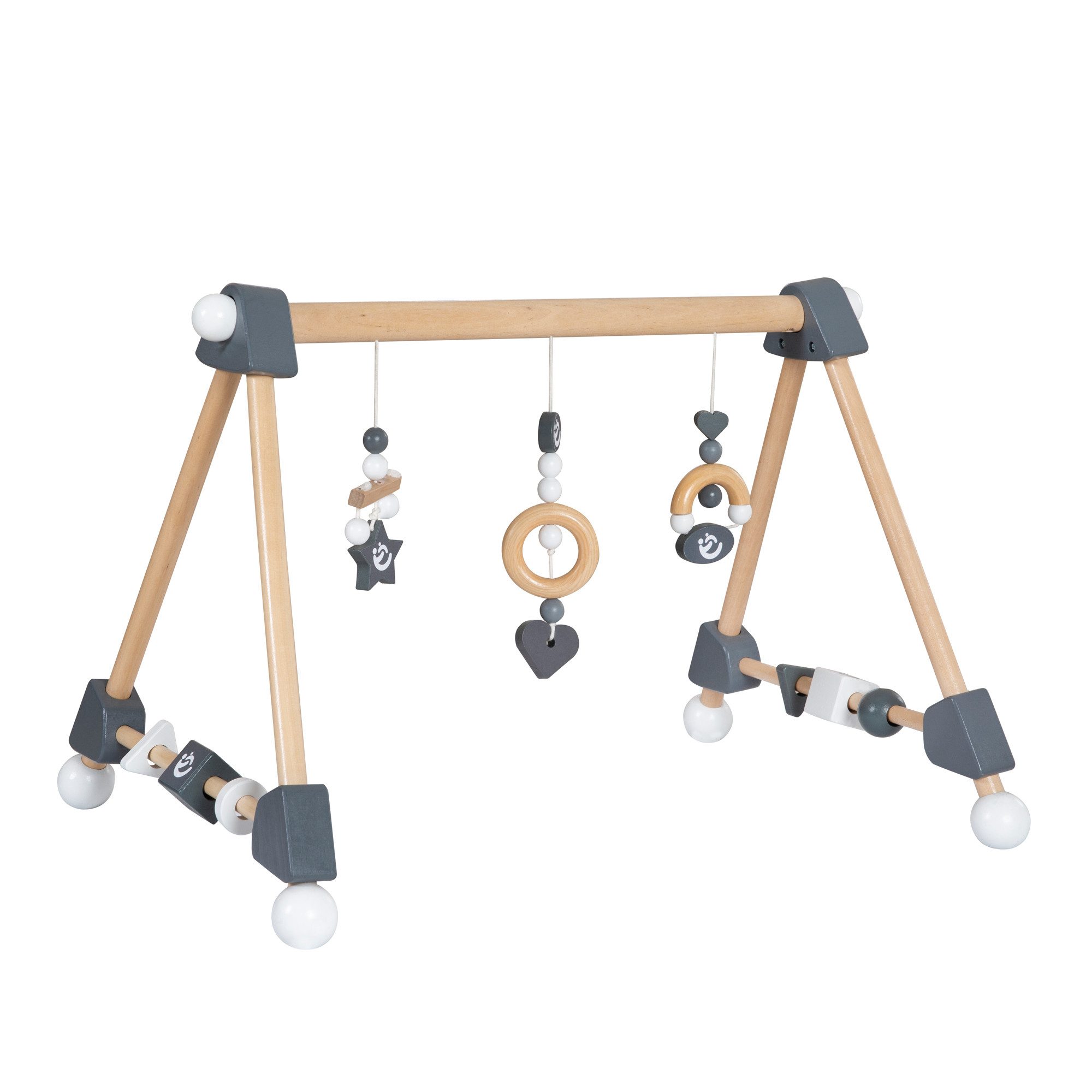 roba® Spielbogen Spieltrapez, Spielbogen für Babys, höhenverstellbare Spielelemente aus Holz