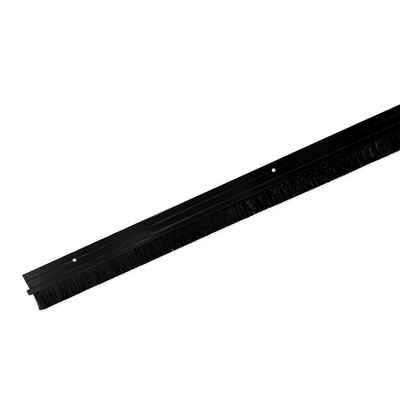 HOOZ Türbodendichtung Türdichtung Aluminium 100 cm (kürzbar) schwarz, L: 100 cm, (1-St), Aluminium