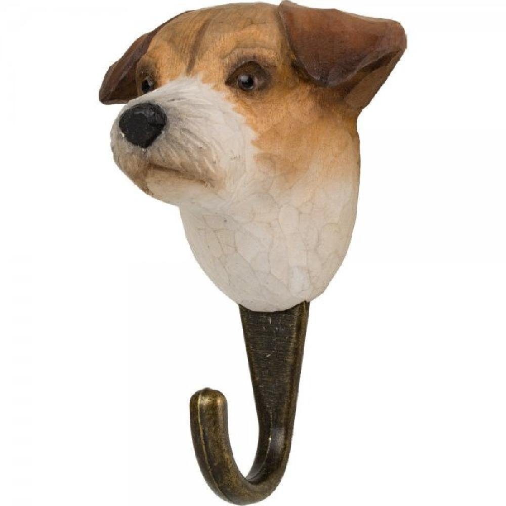 Wildlife Garden Garderobenhaken Kleiderhaken DecoHook Jack Russel Terrier Braun