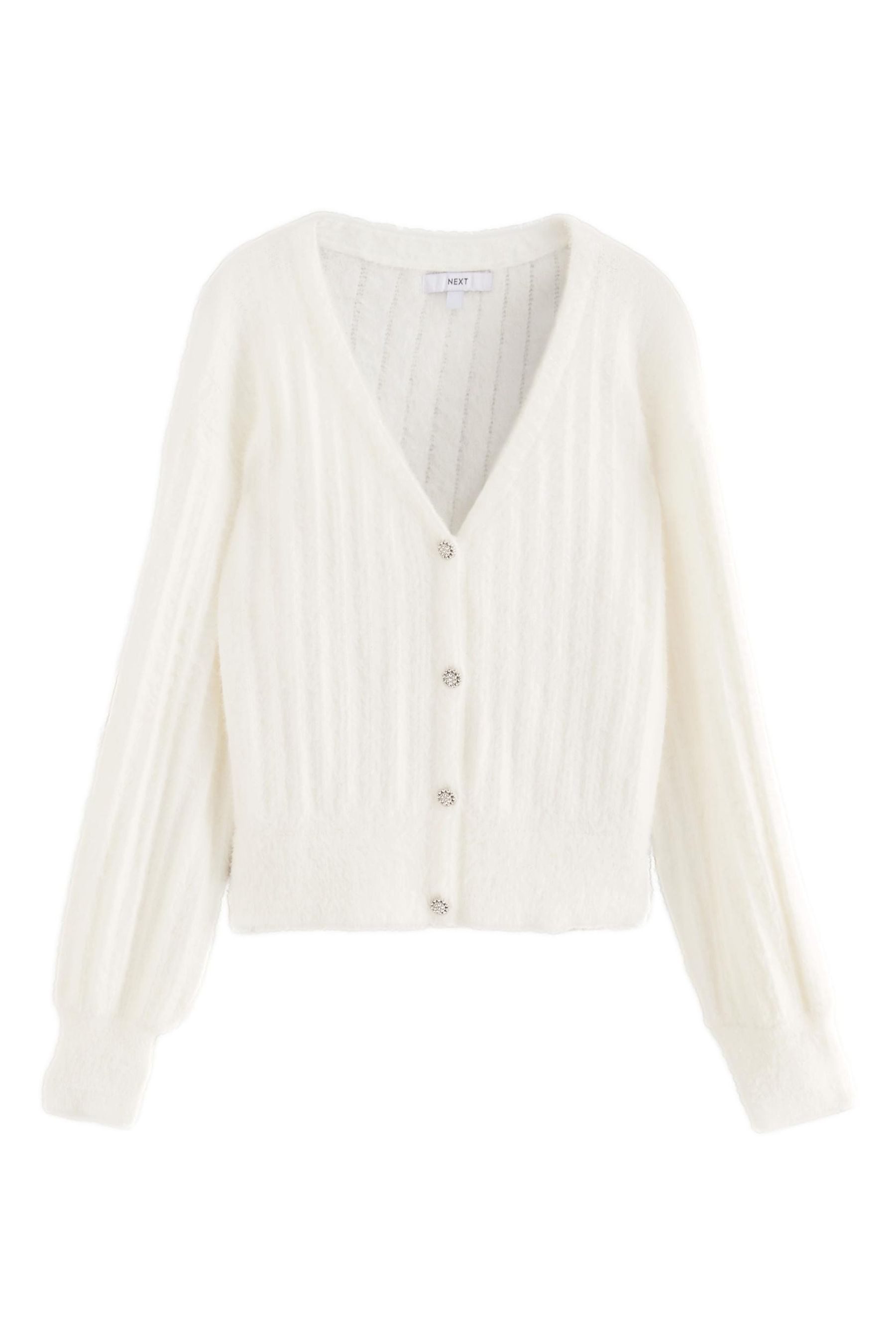 Next Strickjacke Weiche, gerippte Strickjacke mit günstig online kaufen