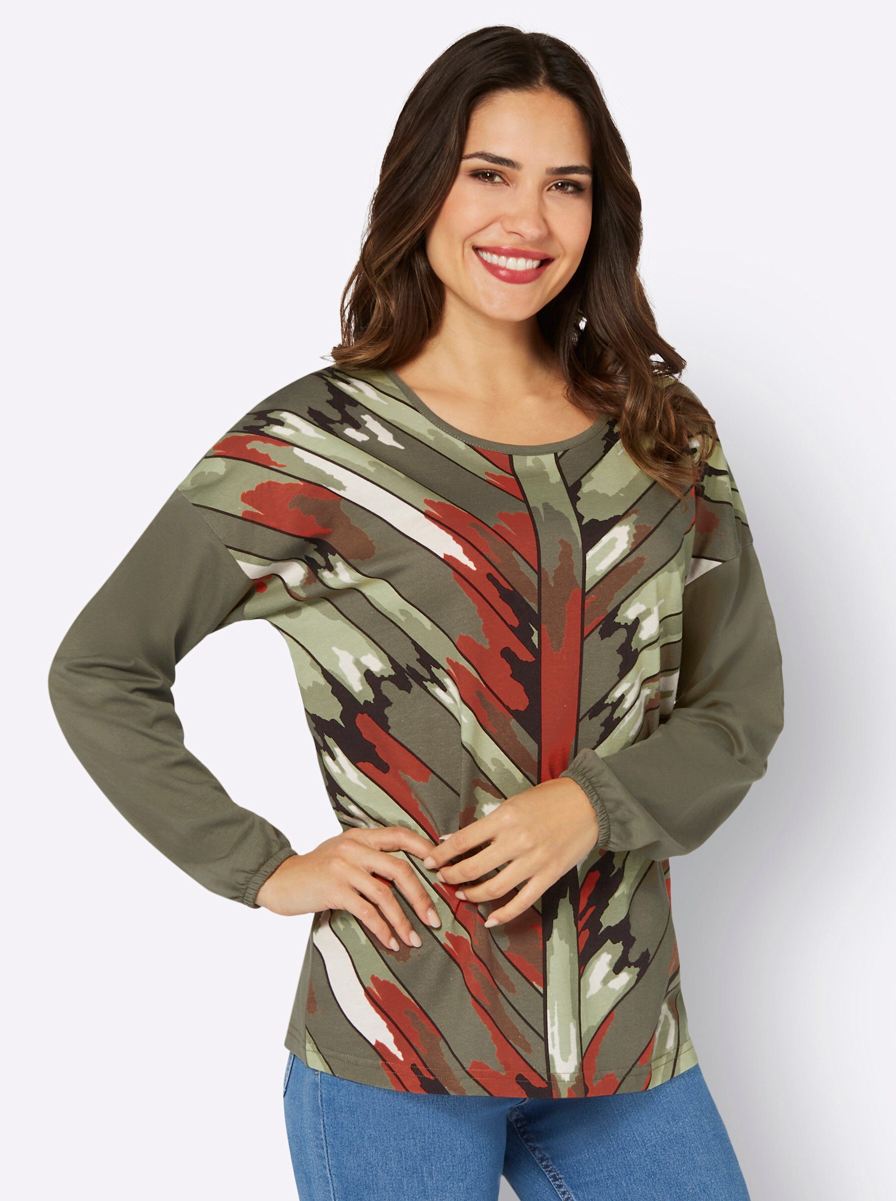 T-Shirt Langarm-Shirt Langarm