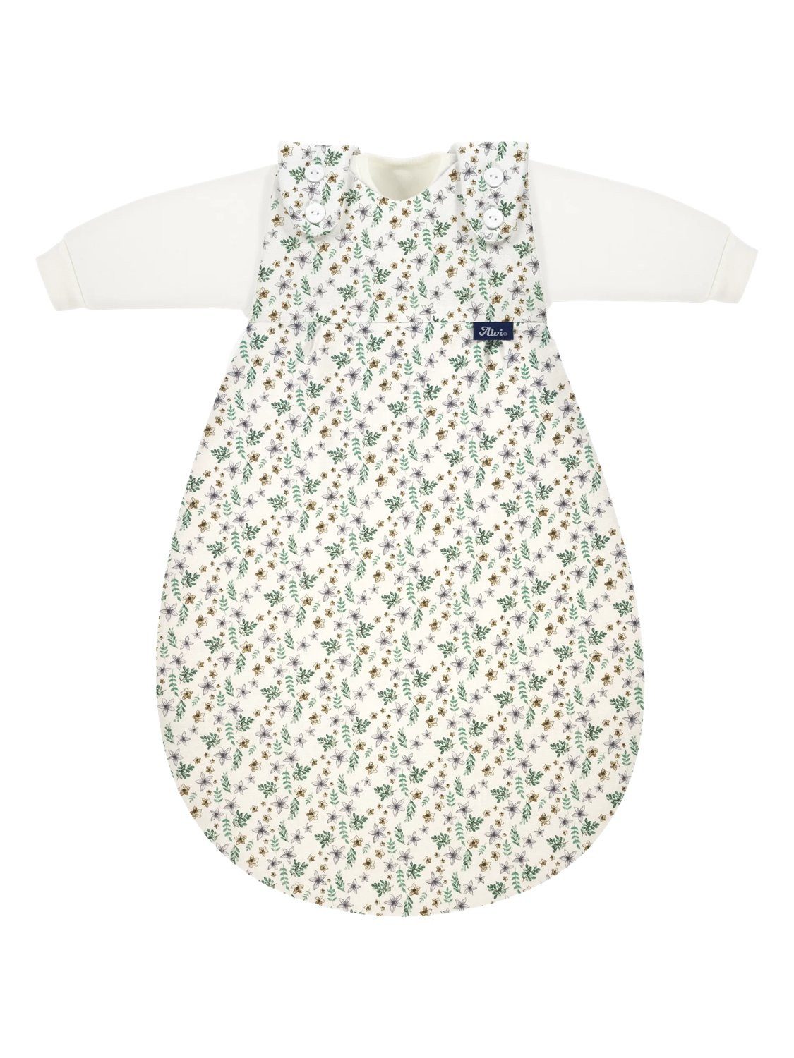 Alvi® Babyschlafsack Baby-Mäxchen 3-teilig Bio-Baumwolle (3 tlg., 1x Außensack, 2x Innensack), TOG Wert: 2.5
