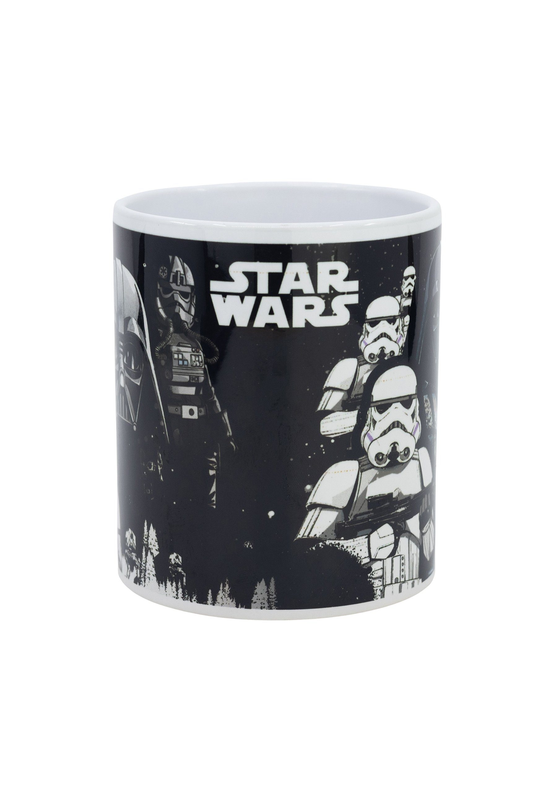 Star Wars Tasse Darth Vader Tasse Kinder-Becher Jungen, aus Keramik im Geschenkkarton