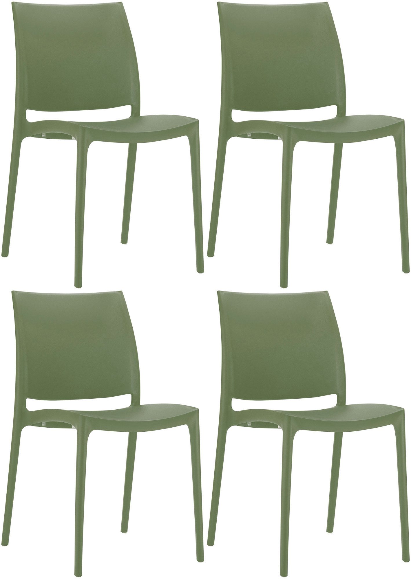 CLP Gartenstuhl Maya (4er Set), Outdoor, günstig online kaufen