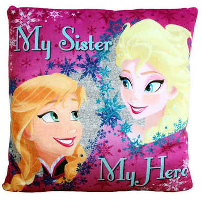 Disney Frozen Dekokissen My Hero Kinder Deko-Kissen 35 x 35 cm Eiskönigin Wende-Motiv