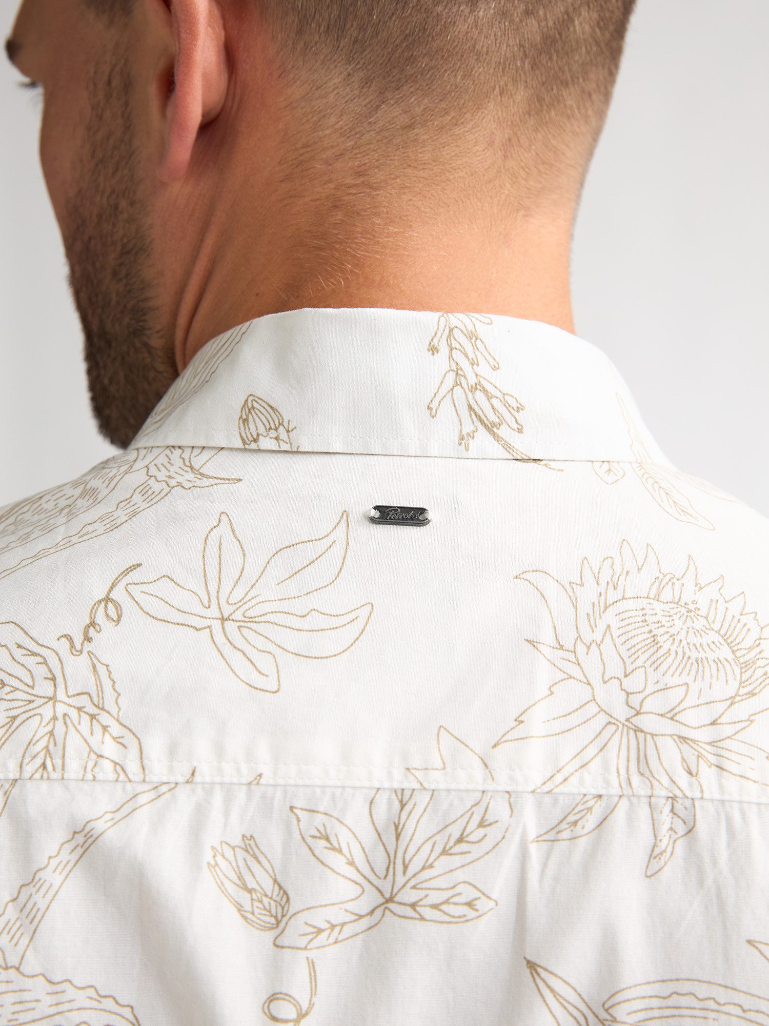 Petrol Industries Kurzarmhemd Men Shirt Short Sleeve AOP mit All-Over Print