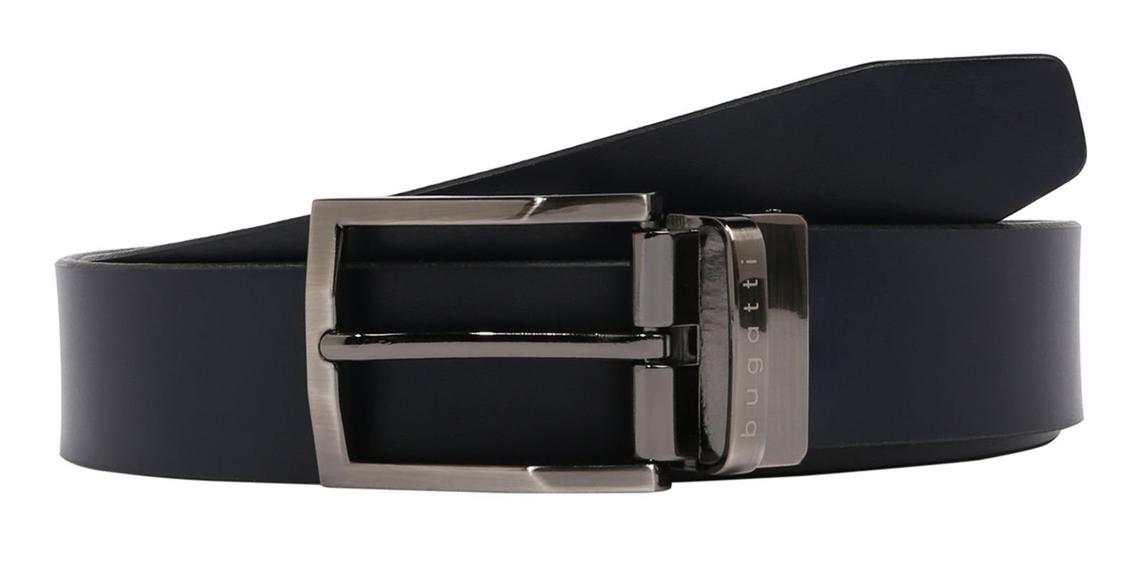 bugatti Synthetikgürtel Men's Reversible Belt 3.5 aus echtem Leder