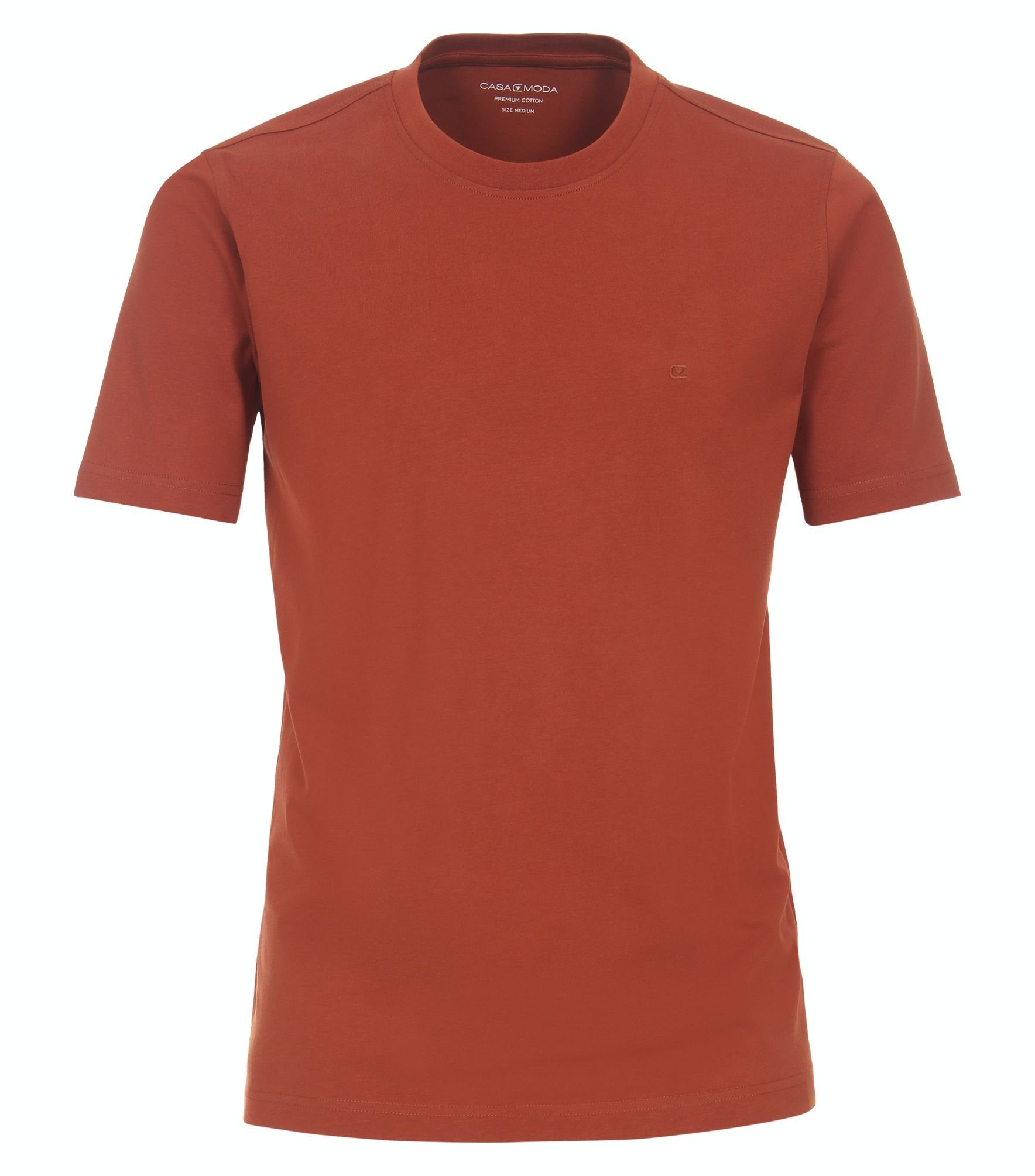 CASAMODA T-Shirt T-Shirt unifarben 004200 Orange (464)