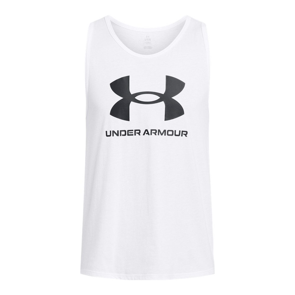 Under Armour® Trainingstop UA Sportstyle Tanktop mit Logo leichtes Material, schnell trocknendes Gewebe