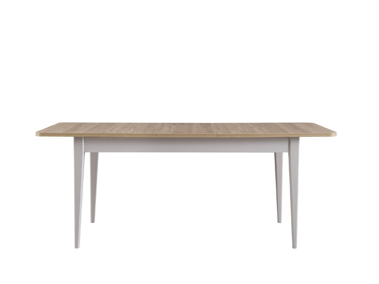 JVmoebel Esstisch Esstisch Ausziehbarer Tisch Esszimmertisch Holz Grau Esszimmertisch (Esstisch), Made In Europe