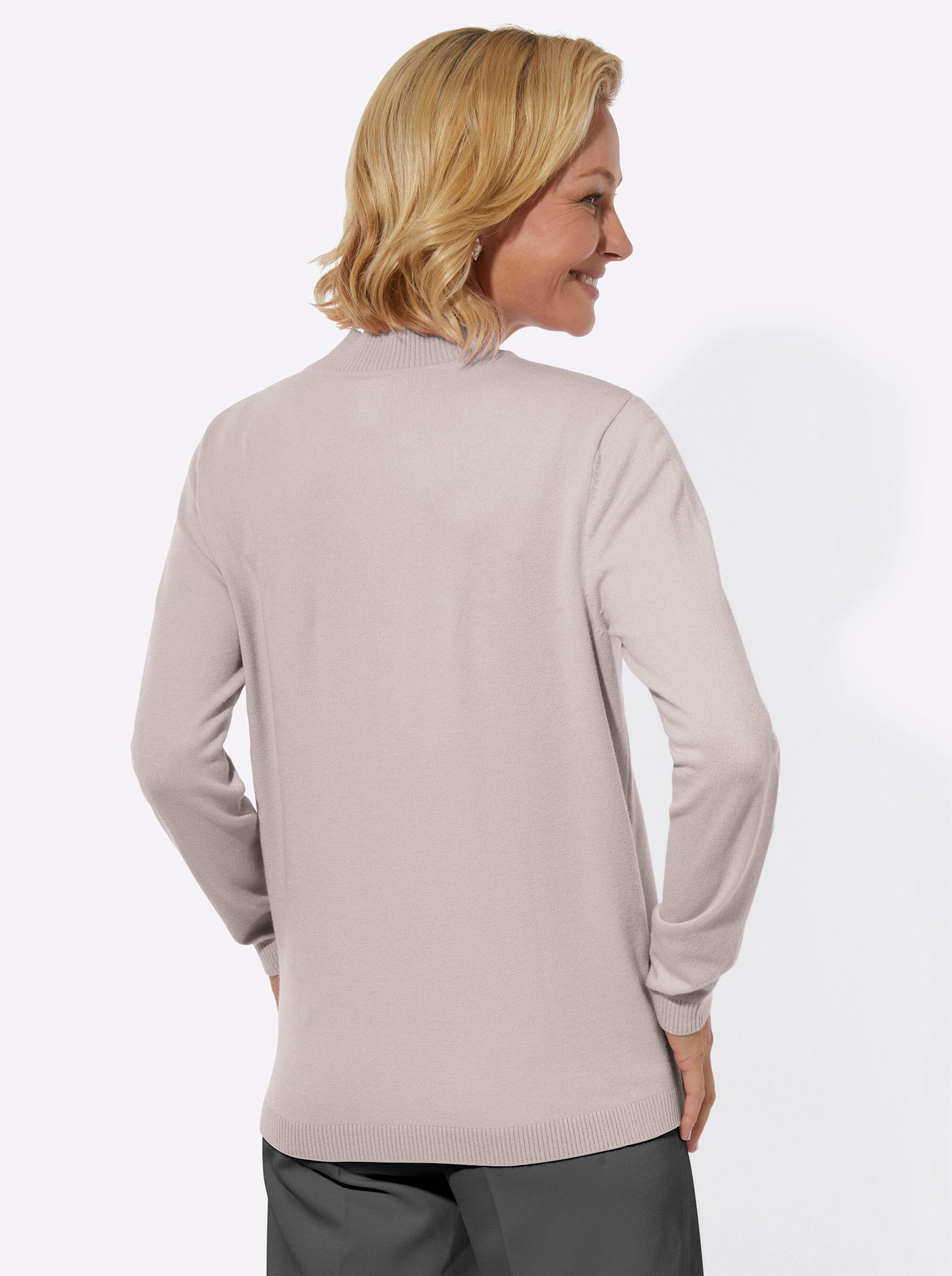 Witt Strickpullover Stehkragenpullover .