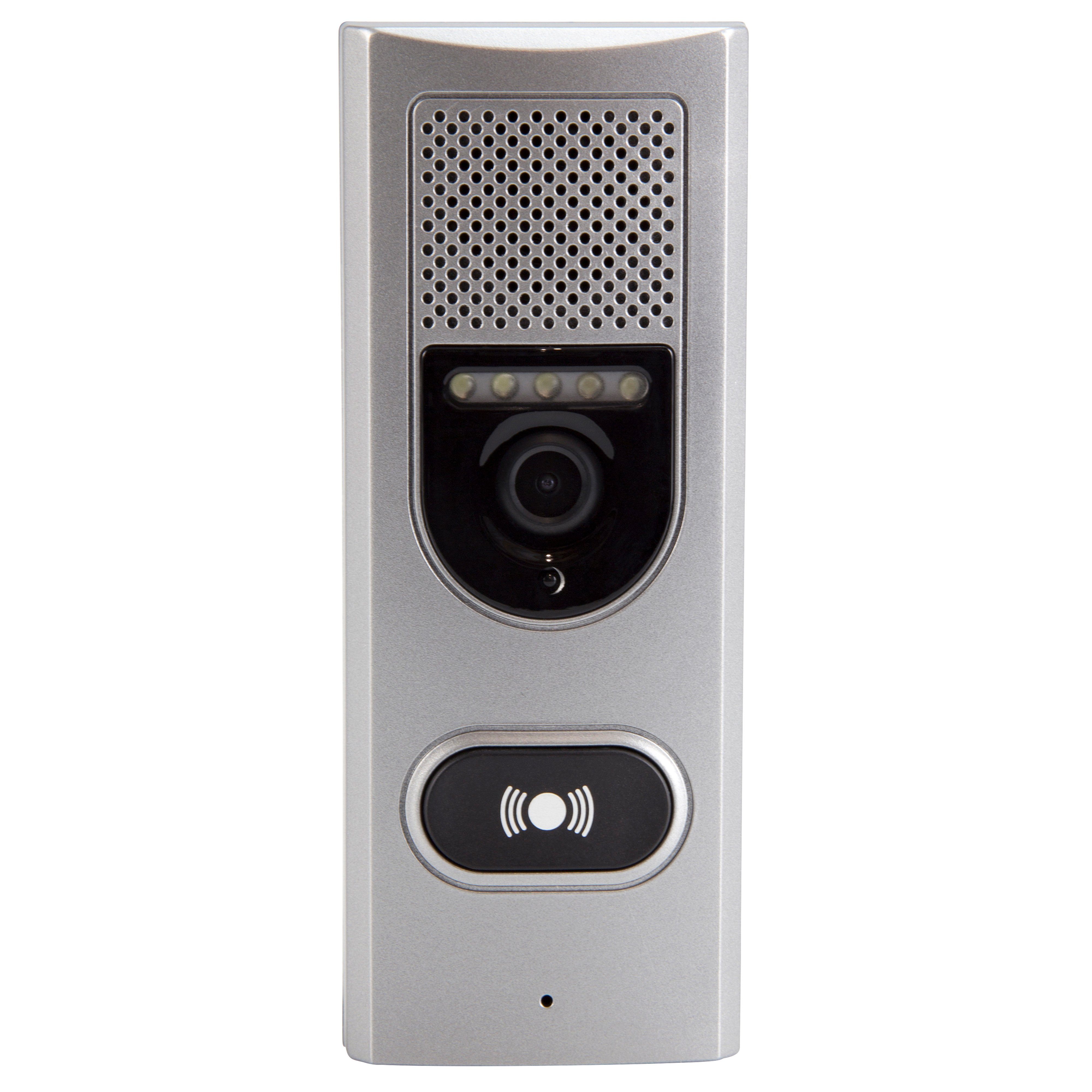 Alecto Smart Home Türklingel ADI-250 (HD-Kameraüberwachung, (Außenbereich bis 50m), Türsprechanlage, SD-Slot)