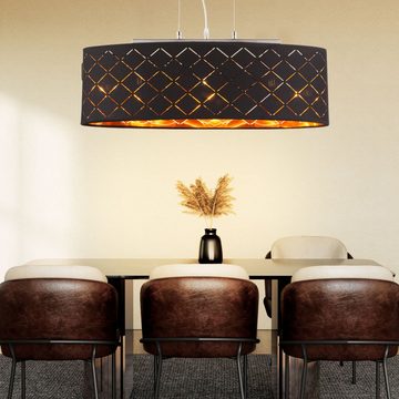 Globo LED Pendelleuchte, Leuchtmittel inklusive, Warmweiß, Deckenleuchte hängend Hängelampe Esstisch Wohnzimmer Lampe Decke