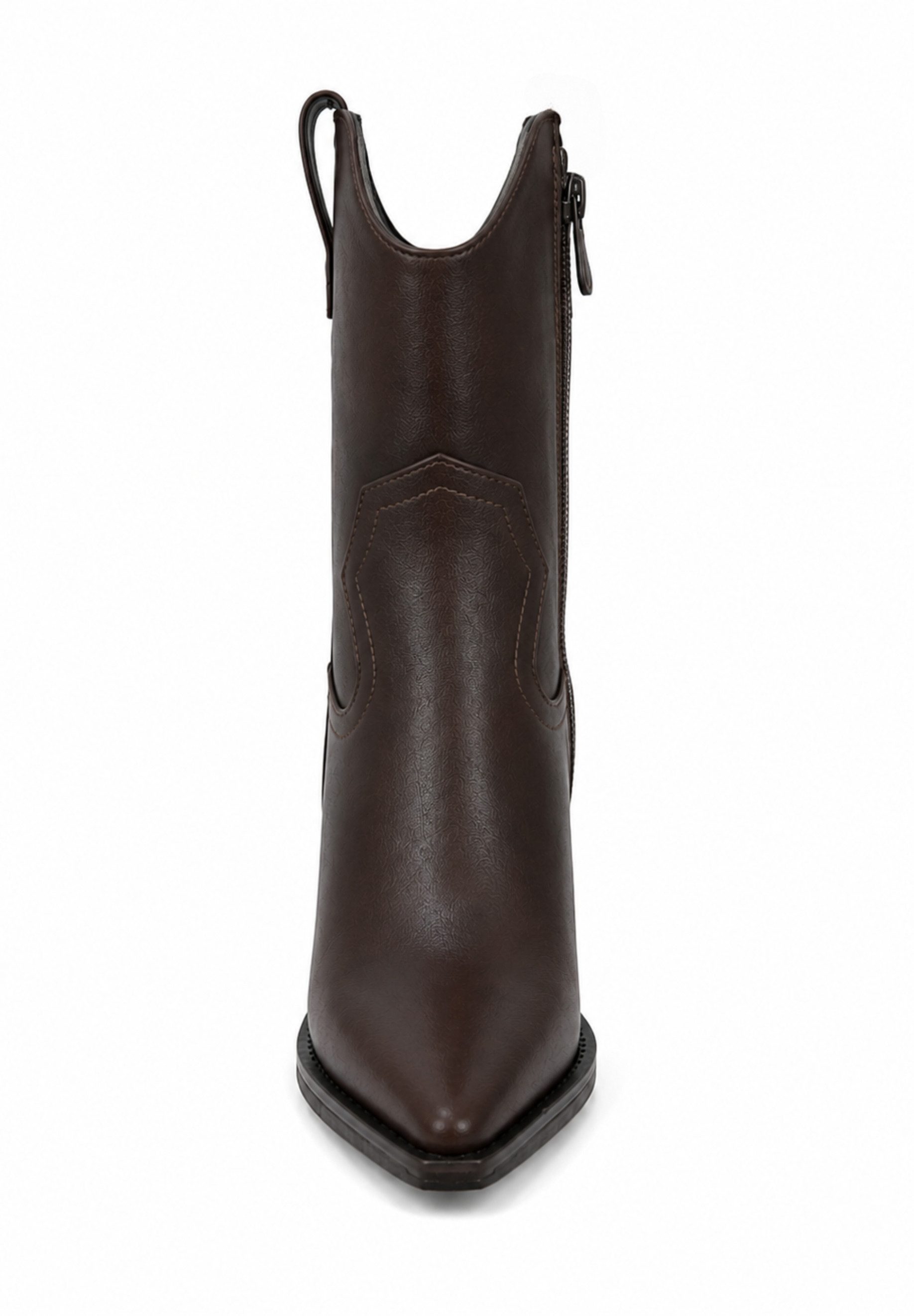 Day Vine Damen Western Stiefeletten mit spitzer Form und Blockabsatz Cowboy Stiefelette