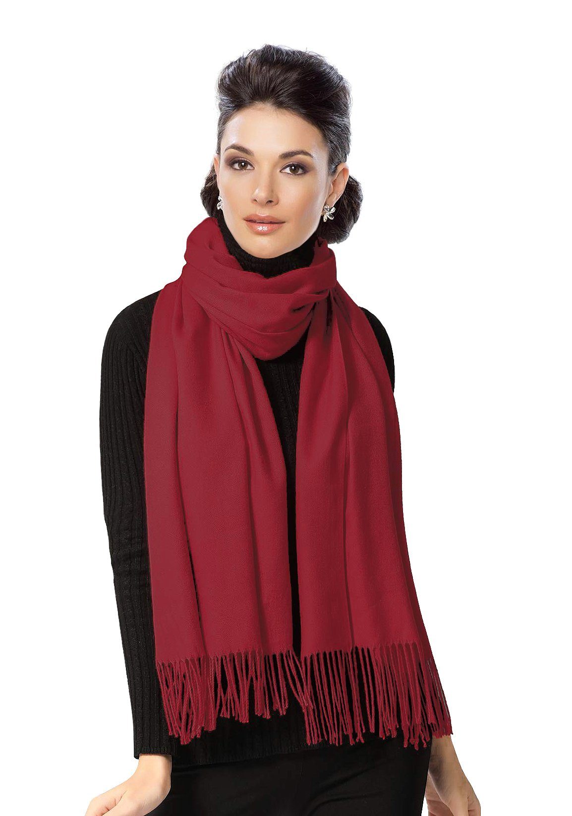 Moschen-Bayern Modeschal Pashmina Stola Kaschmir Damen Schultertuch Schal Cashmere Wollschal, super weich und geschmeidig