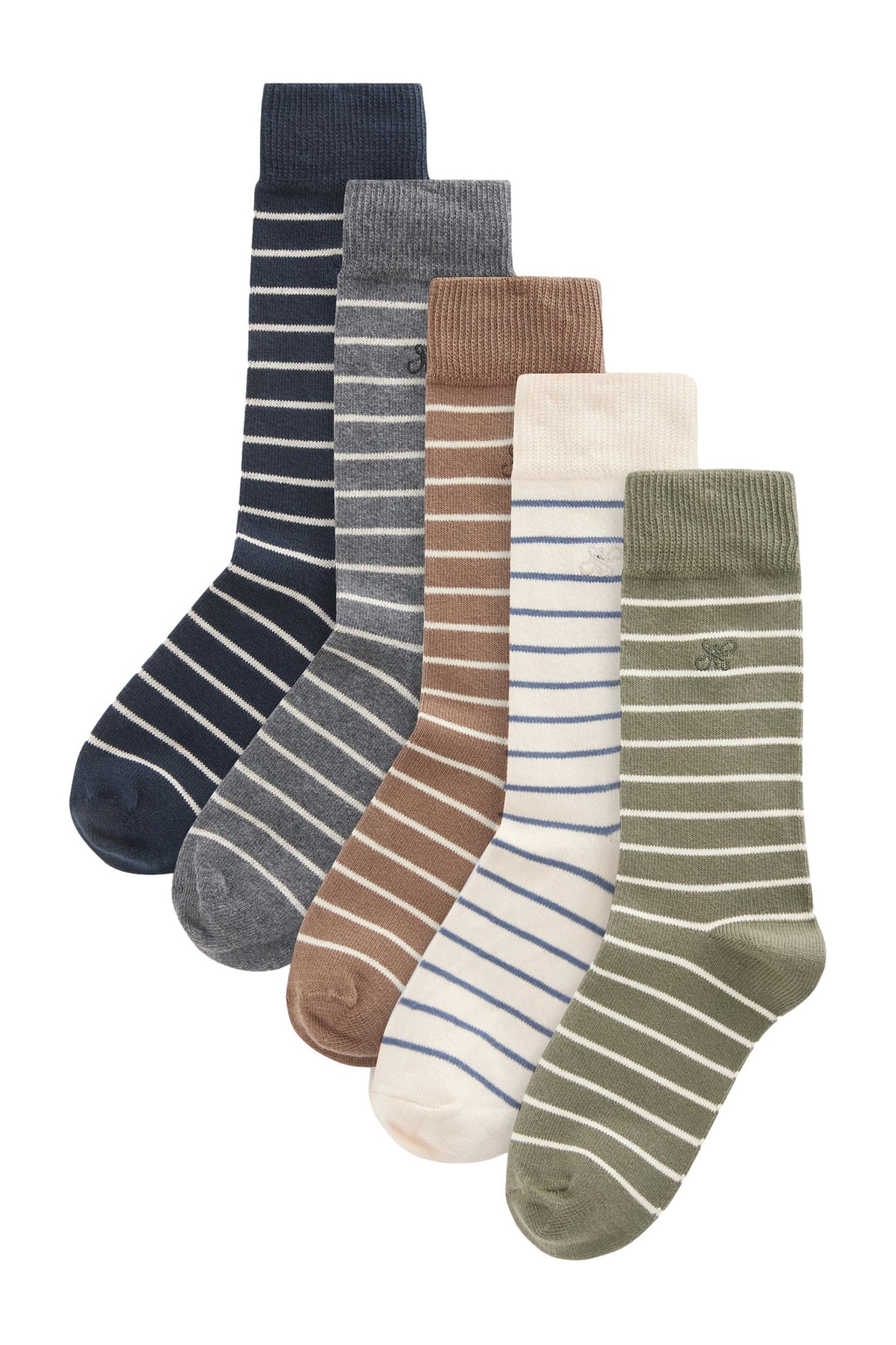 Next Kurzsocken Gemusterte Socken, 5er-Pack (5-Paar) günstig online kaufen