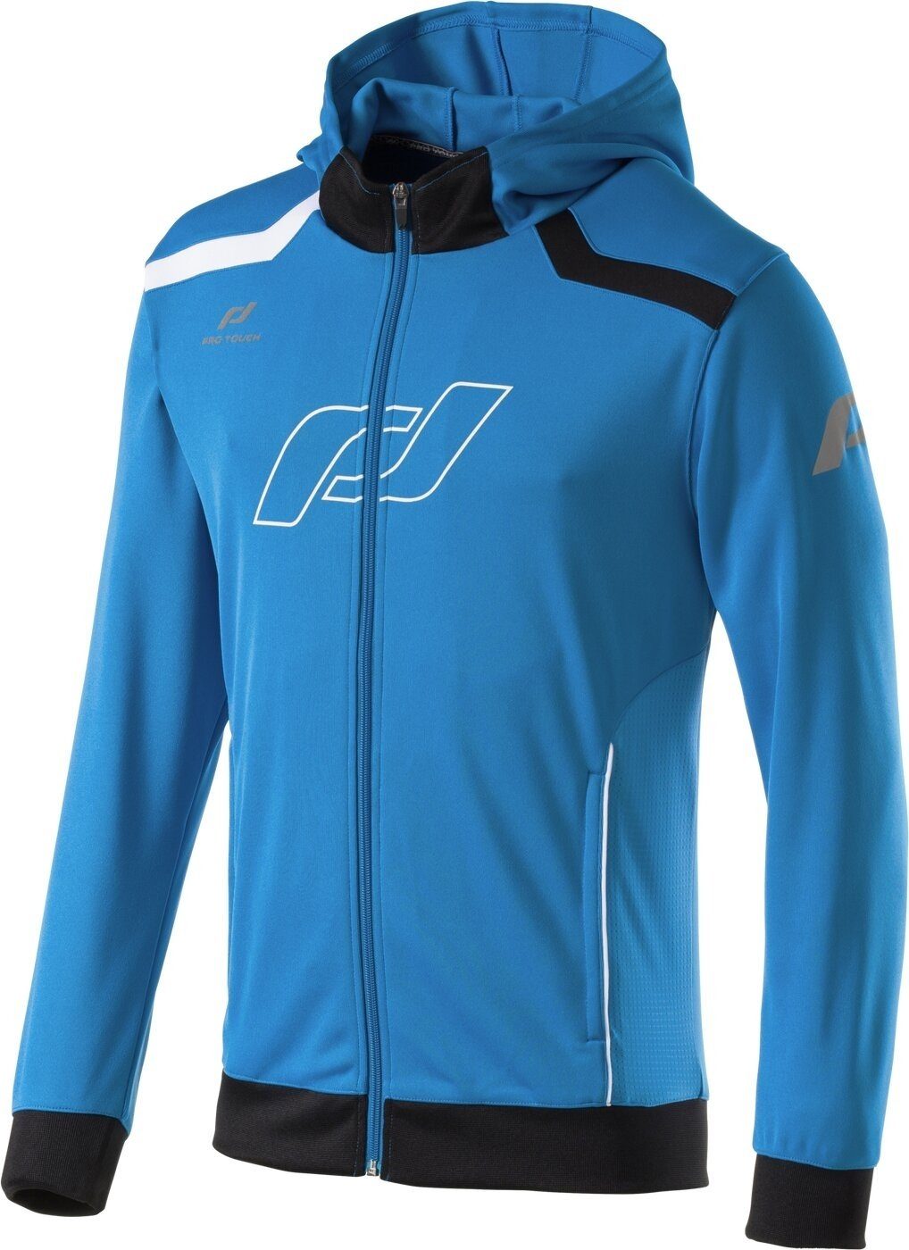 Pro Touch Kapuzensweatshirt Kap-Jacke Team Training AZUR/WEIß/SCHWA