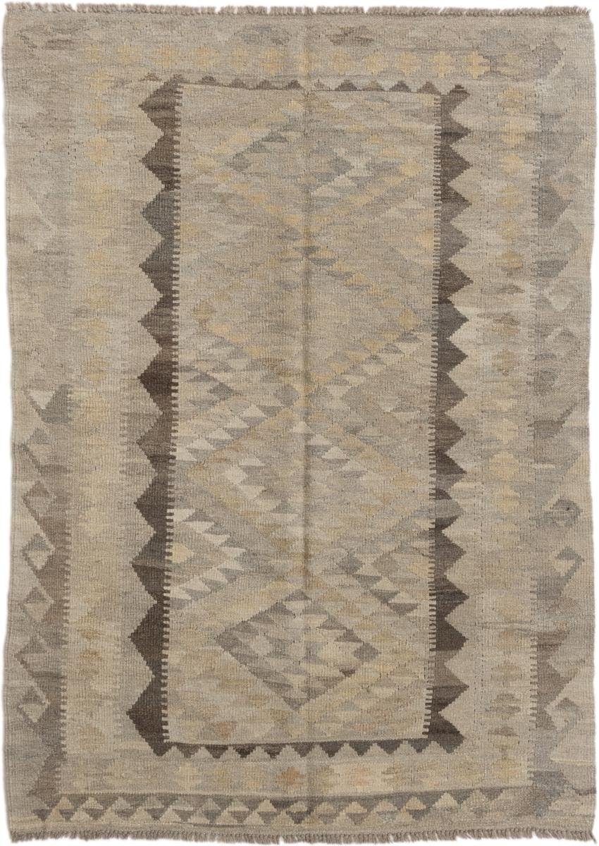 Höhe: mm Trading, Orientteppich Orientteppich, Handgewebter Moderner Kelim Nain 3 124x175 rechteckig, Heritage Afghan