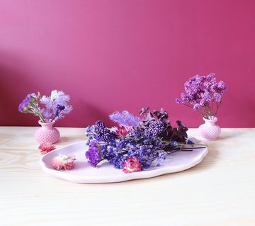 Trockenblume Trockenblumen zum Basteln - Rosa, Lila, Weiß - Getrocknete Deko Blumen, Kunstharz.Art