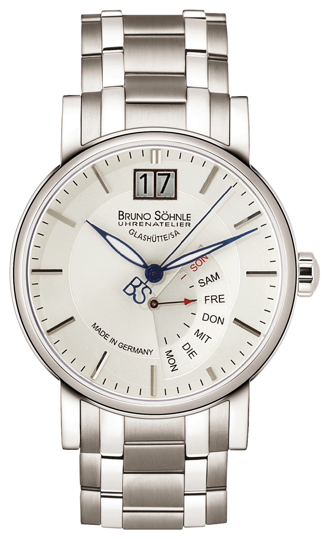BRUNO SÖHNLE Quarzuhr Glashütte Herrenuhr Pesaro 1
