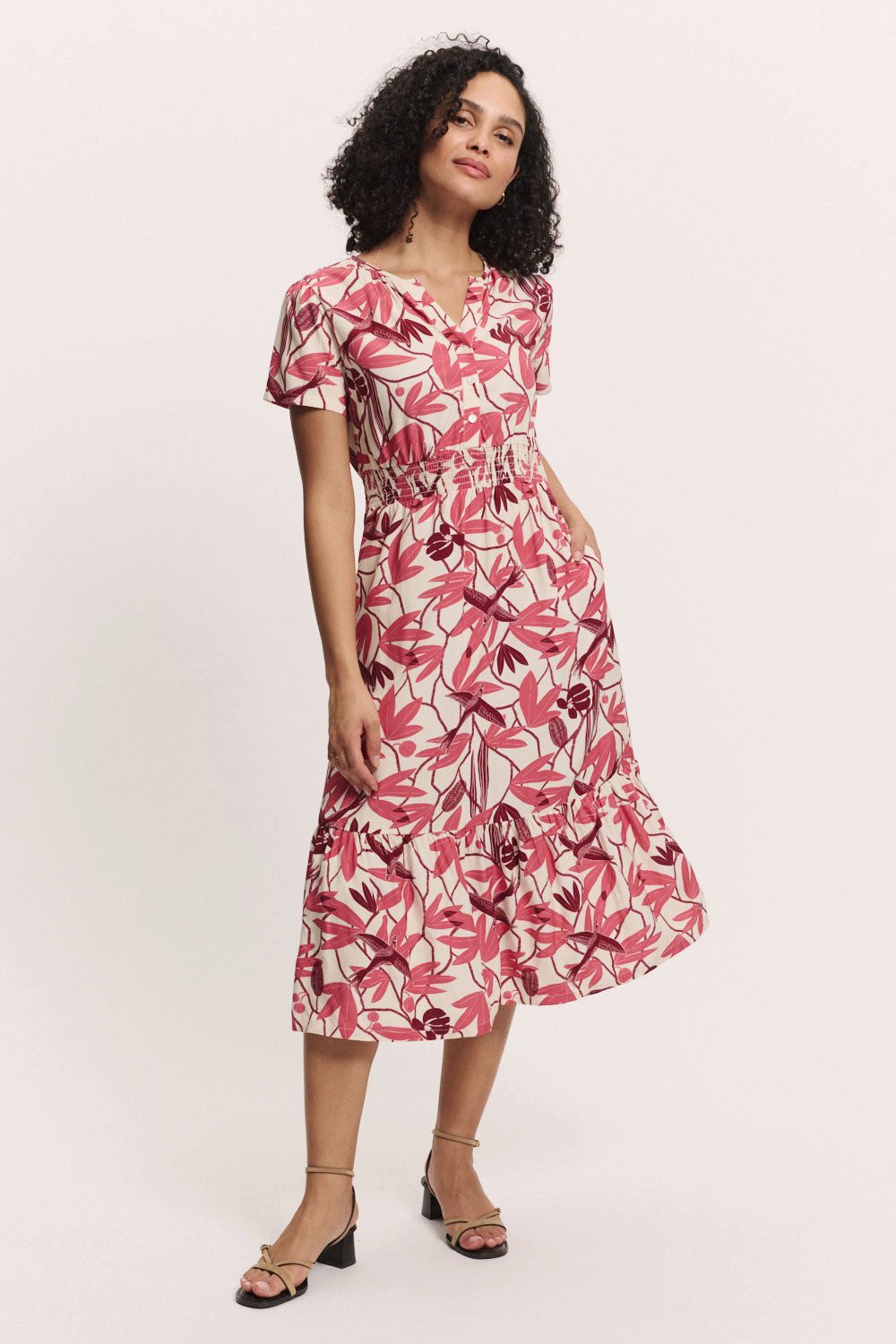 Tranquillo Sommerkleid Kleid Idaa aus EcoVero™ Viskose Kleid aus nachhaltiger LENZING ECOVERO Viskose