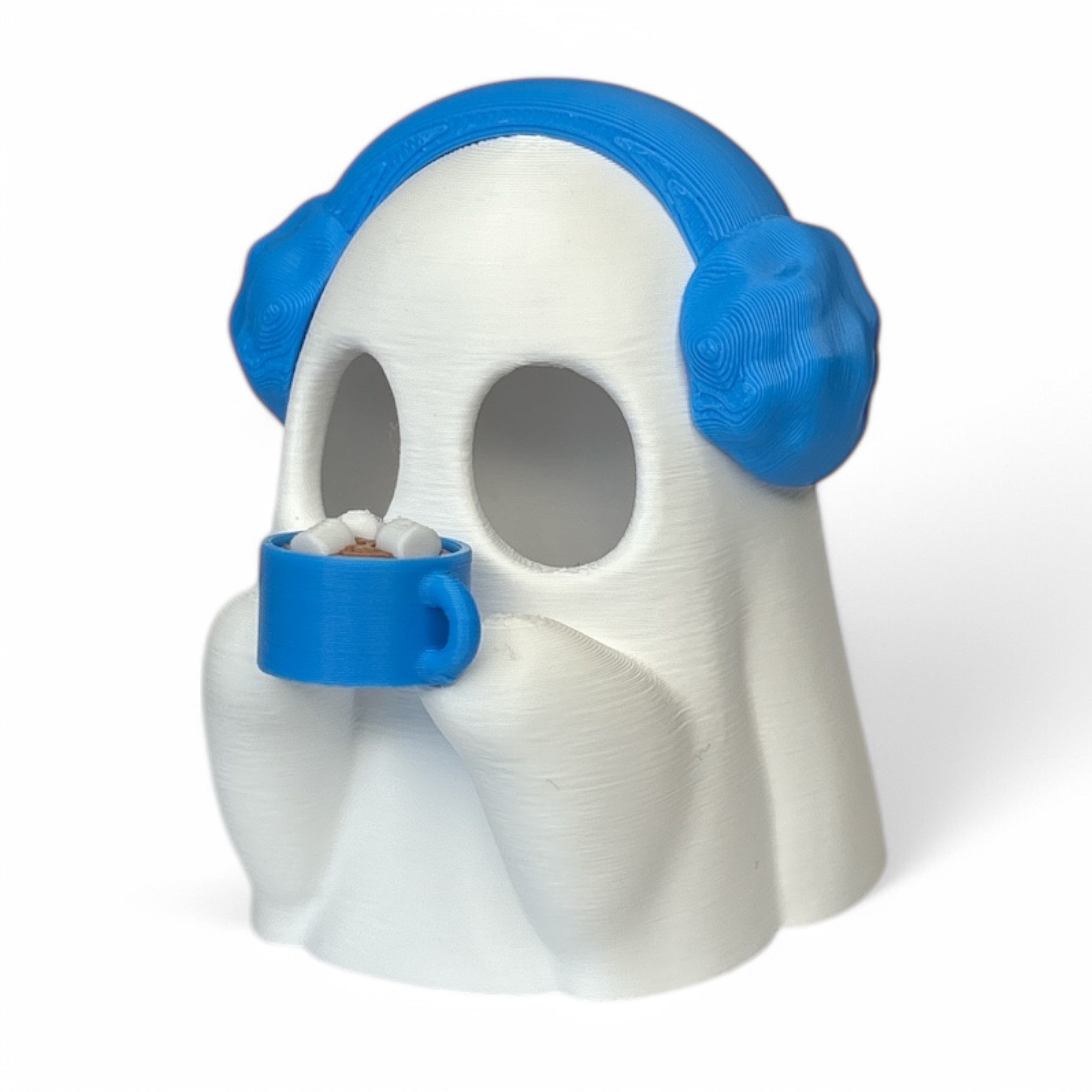 Der Krämer Dekofigur Geist mit Kakao und Ohrenwärmer, Kakaogeist