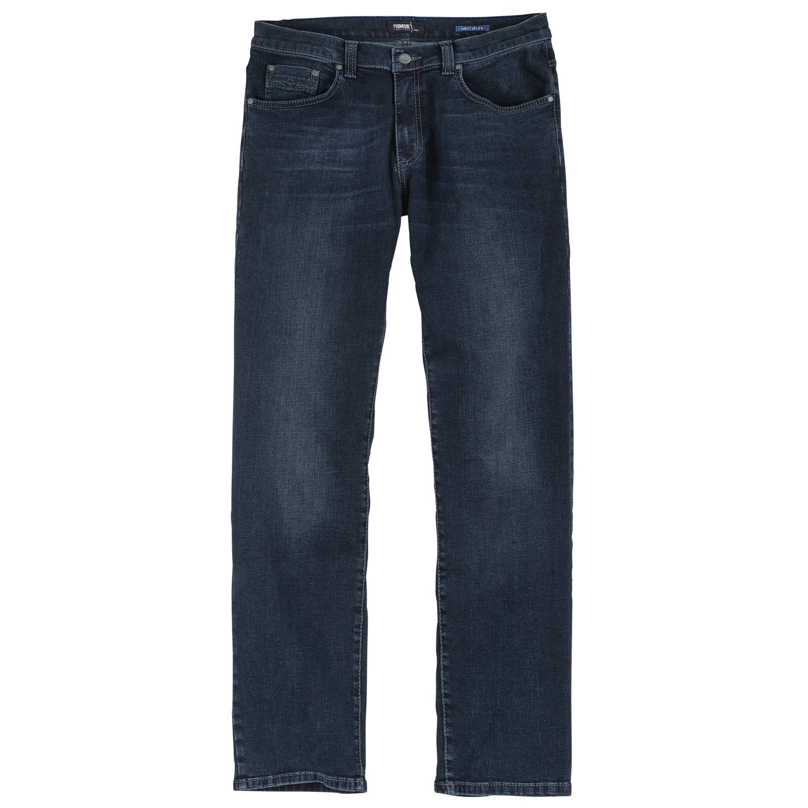 Jeans blue/black Bequeme Größen buffies Pioneer Rando Stretch-Jeans used Große Pionier