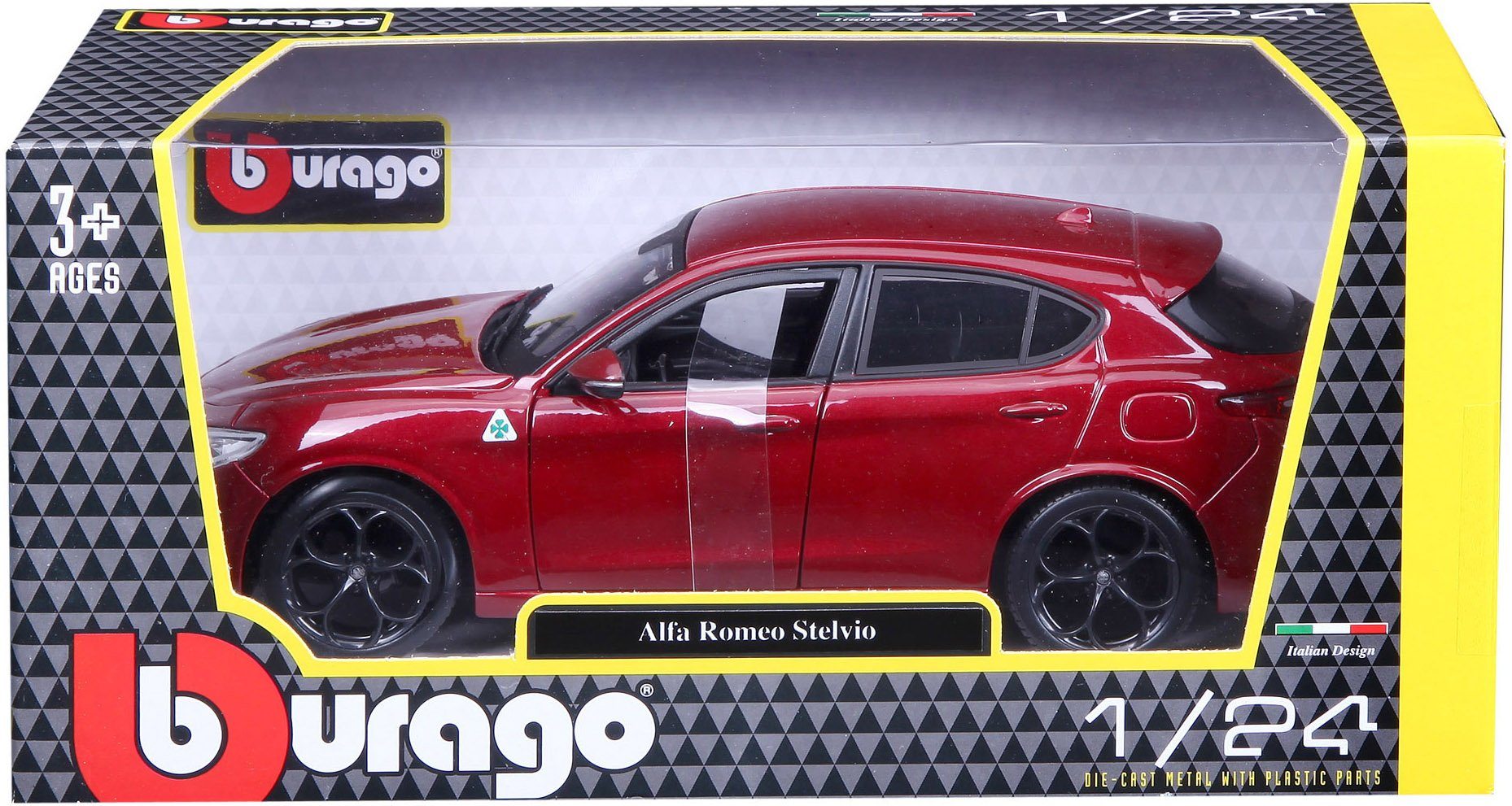 Image of Bburago Sammlerauto »Alfa Romeo Stelvio (2017)«, Maßstab 1:24