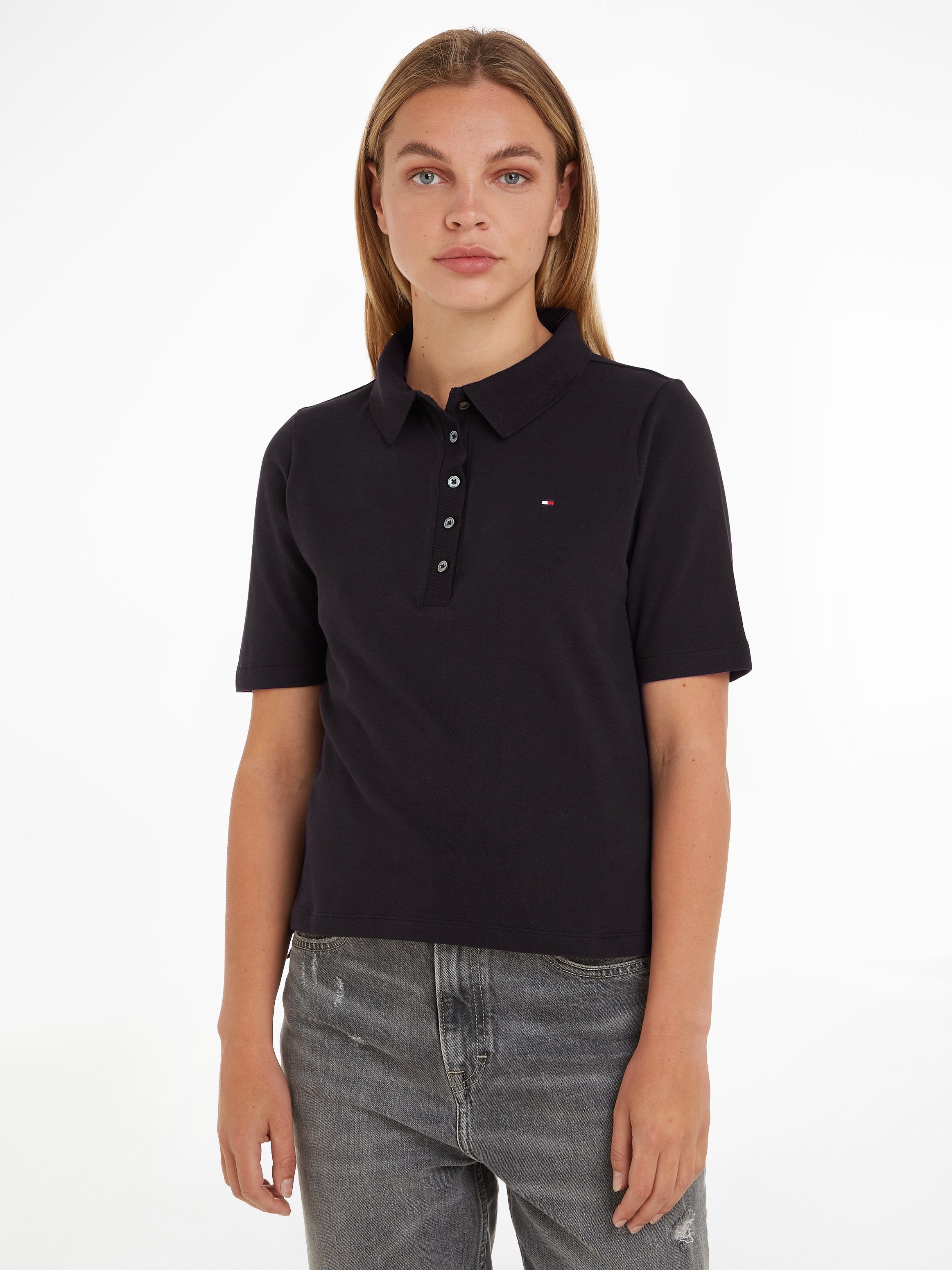 Tommy Hilfiger Poloshirt mit Logostickerei