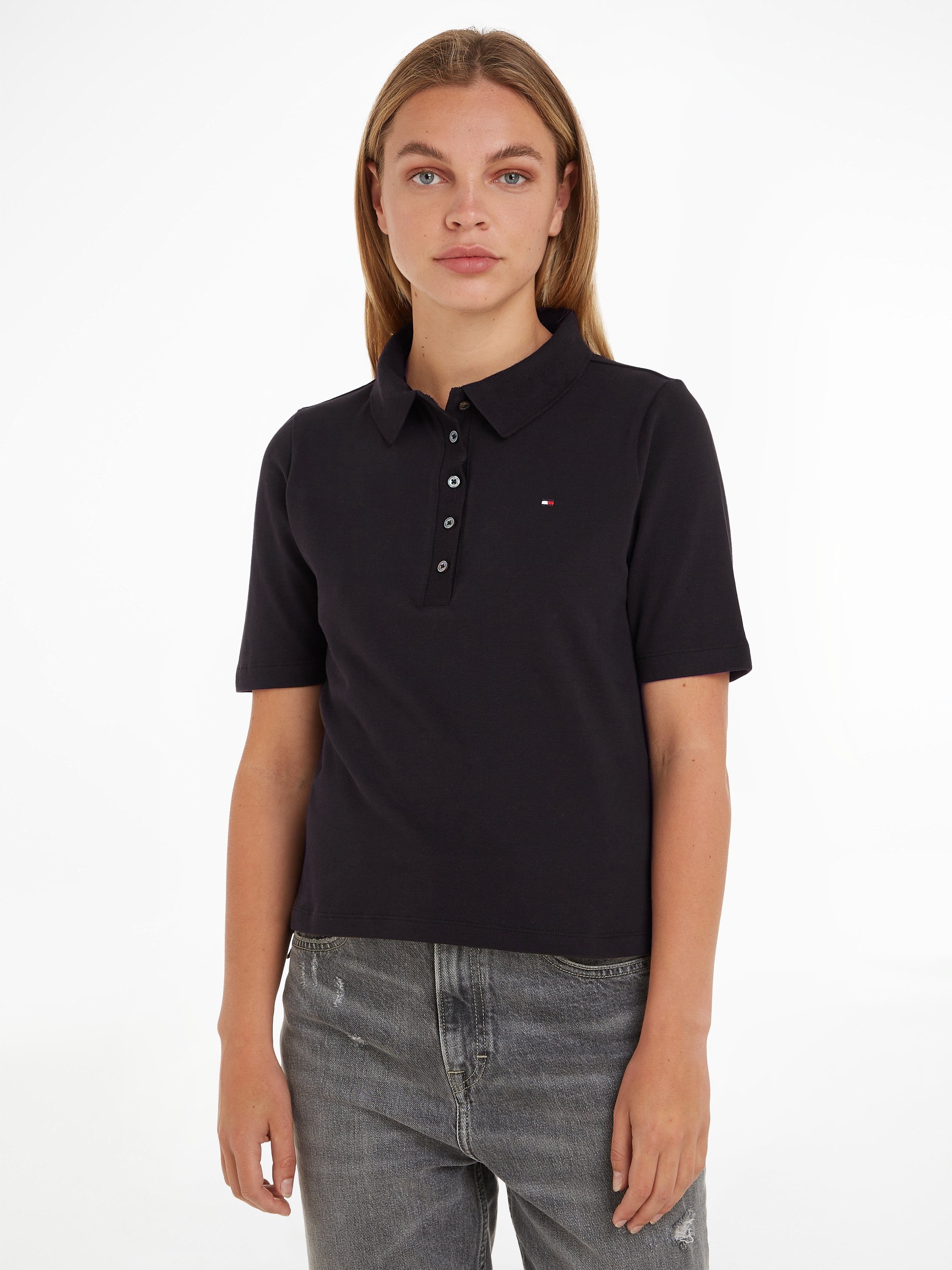 Tommy Hilfiger Poloshirt mit Logostickerei günstig online kaufen