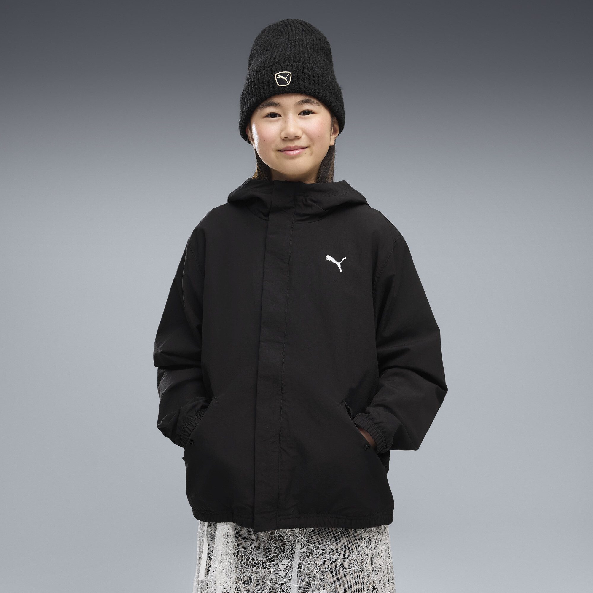 PUMA Funktionsweste Fleece Lined Relaxed Jacke Jugendliche