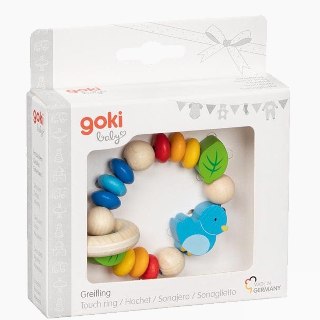 Madera Spielzeuge Greifspielzeug Spielzeugset No.3 für Babys 3er Set (spar-set, 3-tlg., geschenk-set), höchsten Qualität aus Deutschland