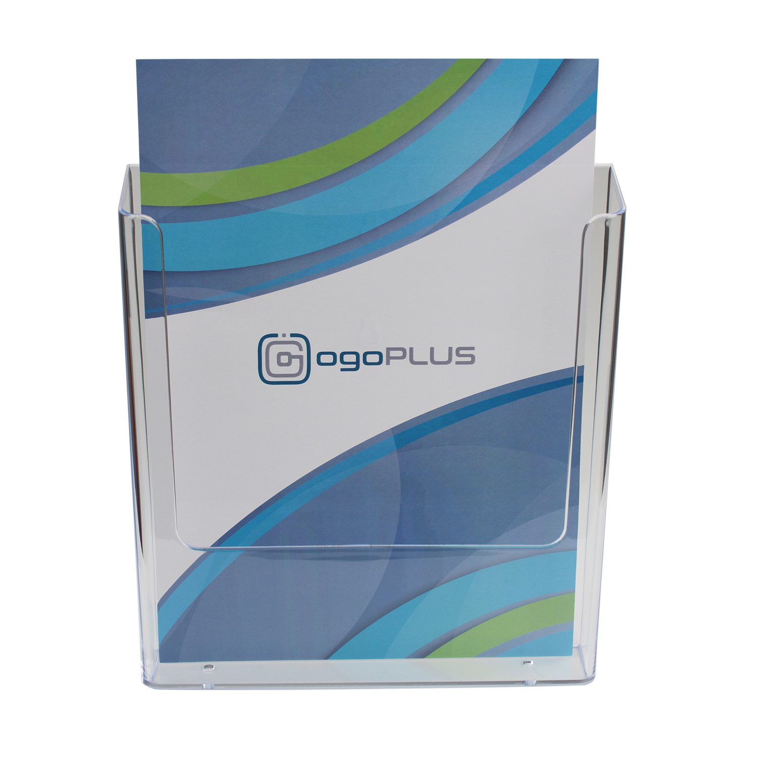 ogoPLUS Zeitungsständer DIN A4 Wandprospekthalter Hochformat, Prospekthalte günstig online kaufen