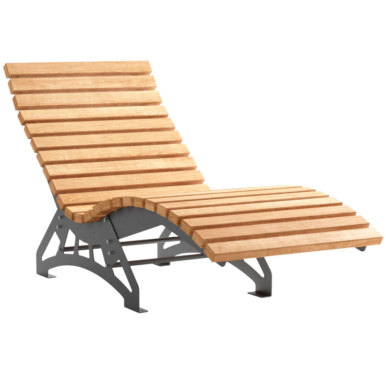 SO-TECH® Gartenliege Wellenliege Untergestell verstellbar DIY Bausatz, Holzlatte