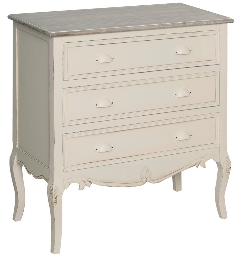 99rooms Kommode Rimini Pappel Creme (Sideboard, Standschrank), variabel stellbar, mit Schubladen, Landhausstil