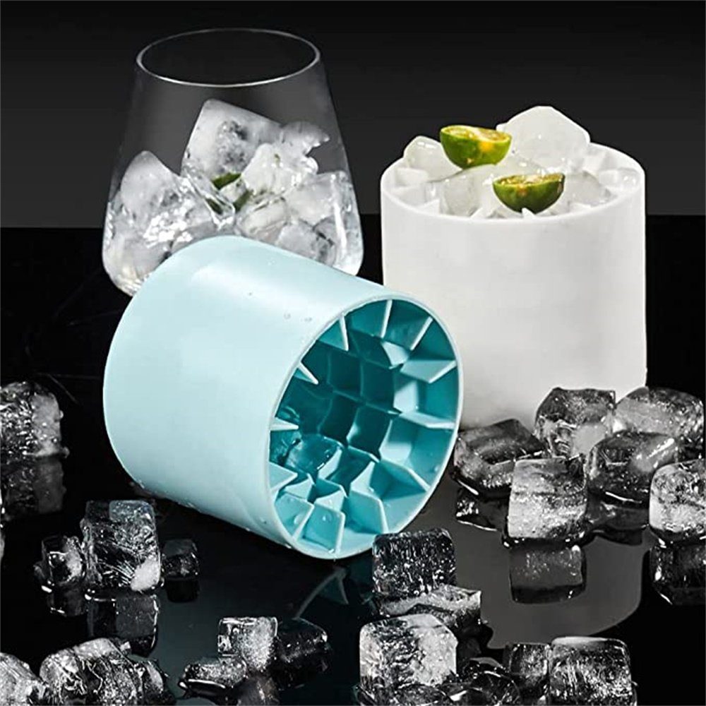Atäsi Eiswürfelform Silikon EiswüRfelform, EiswüRfelbehäLter Silikon mit  Deckel, (1-tlg) | Eiswürfelformen