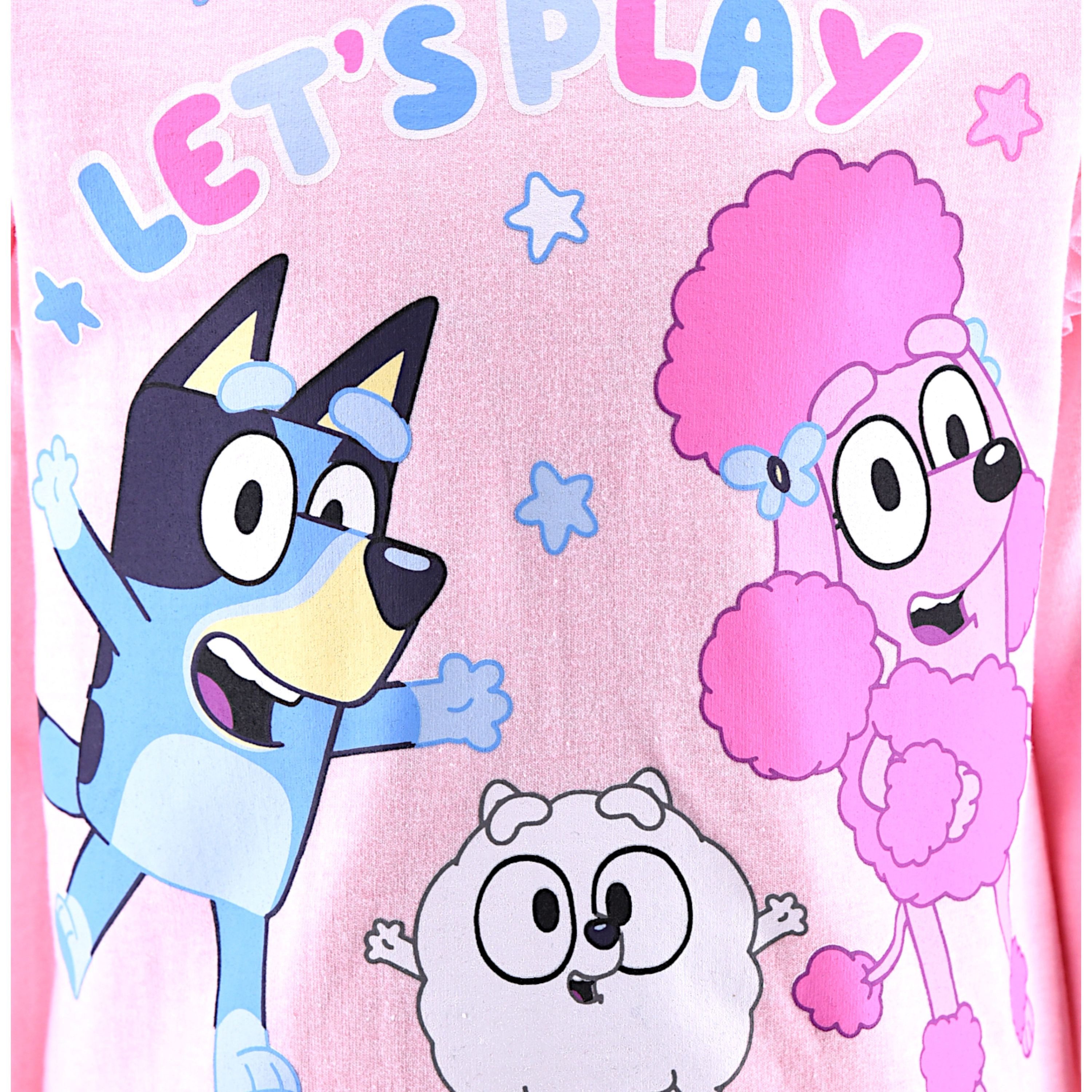 Bluey Sweatshirt Let´s Play Kinder Sweat-Pullover Größe 98 - 116 cm