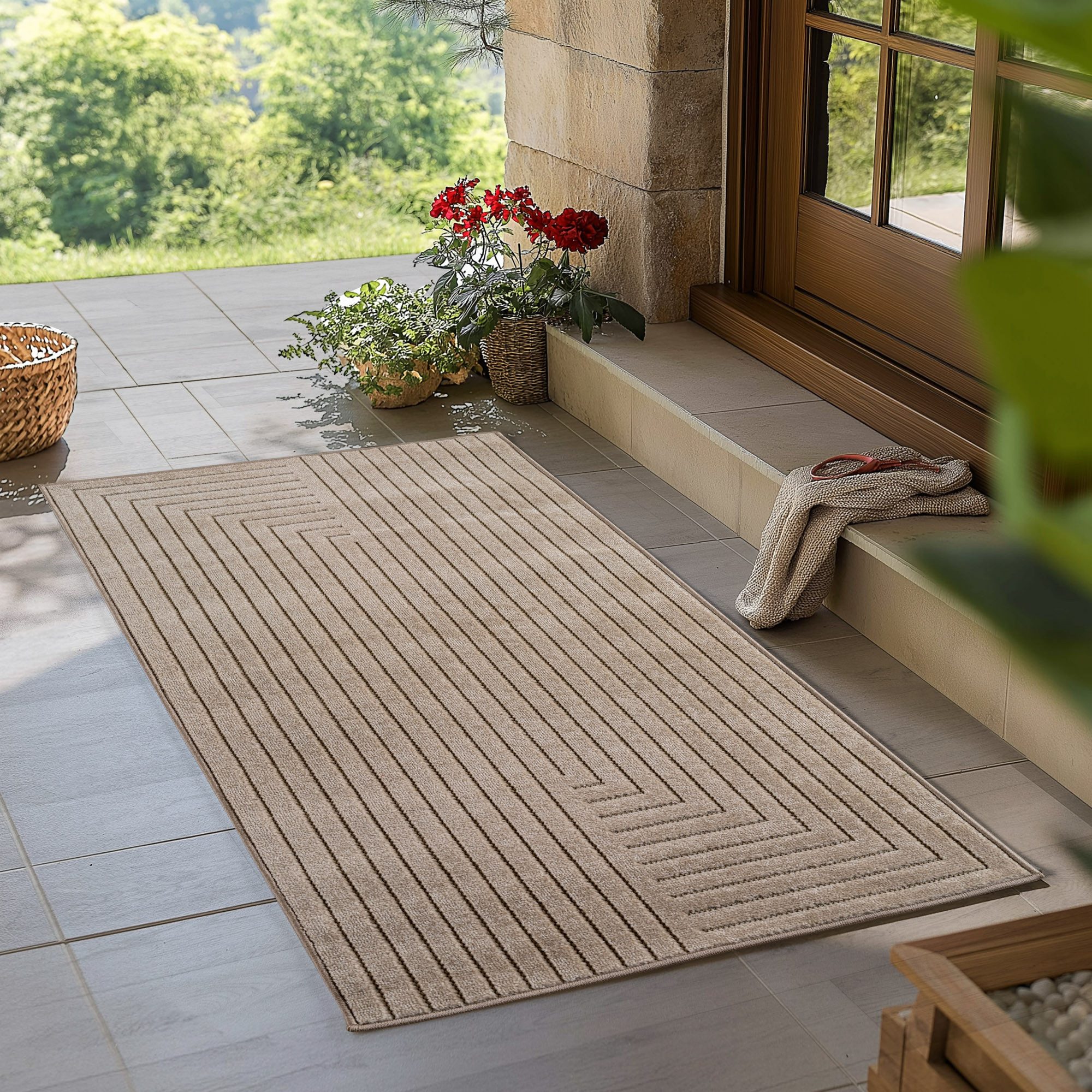 Teppium Teppich Skandinavischer 3D-Teppich, Rechteckig, Höhe: 5 mm, Indoor günstig online kaufen