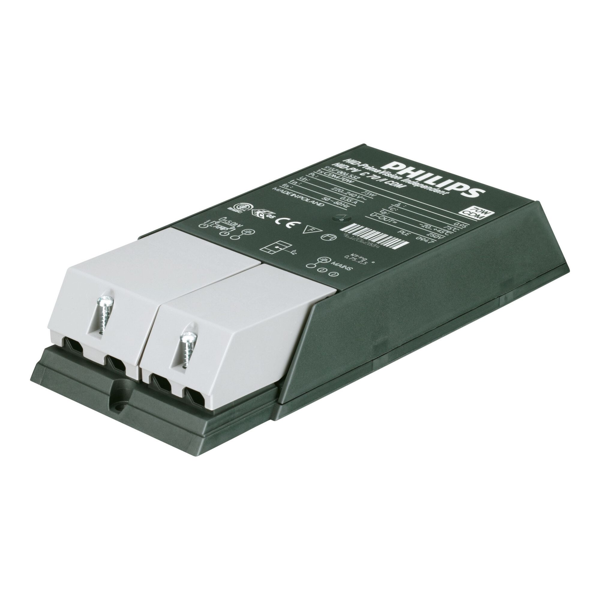 BAG EVG Vorschaltgerät Für 70W – Kompatibel Mit Philips CDM & Osram HQI – Stahlgehäuse, Gebraucht