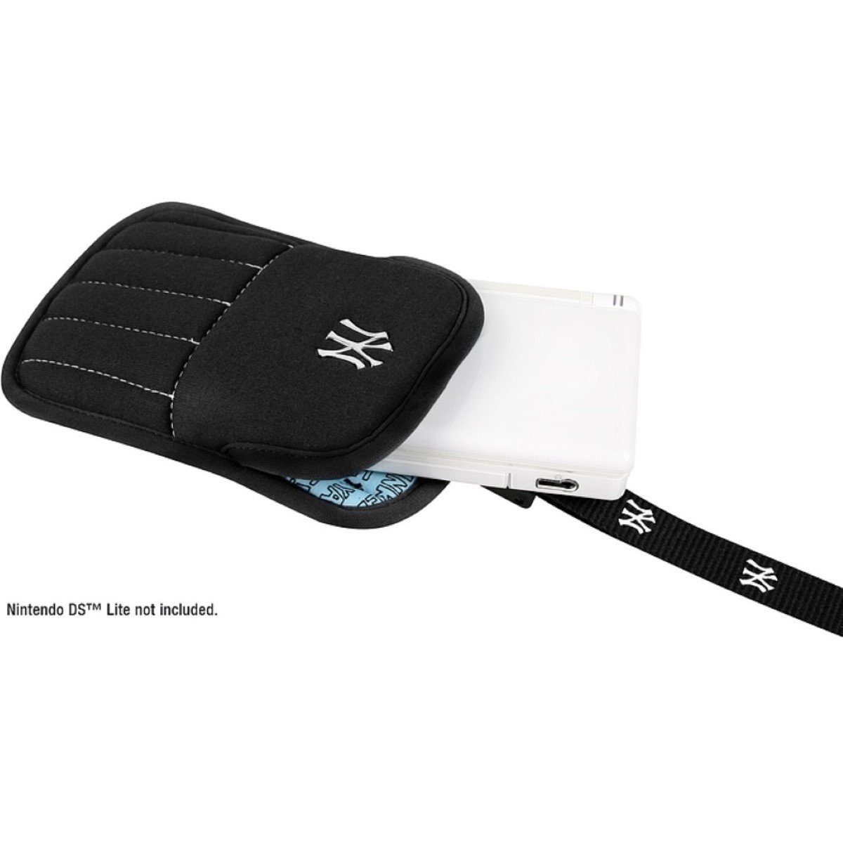 Speedlink Konsolen-Tasche NY Yankees Tasche Schutz-Hülle Etui Bag Schwarz, Konsolen-Aufbewahrung passend für Nintendo New 3DS 3DS DSi DS Lite
