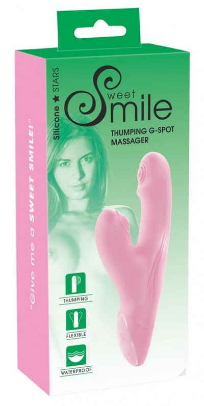 Sweet Smile Klitoris-Stimulator »Thumping G-Spot Massager«, (Packung)