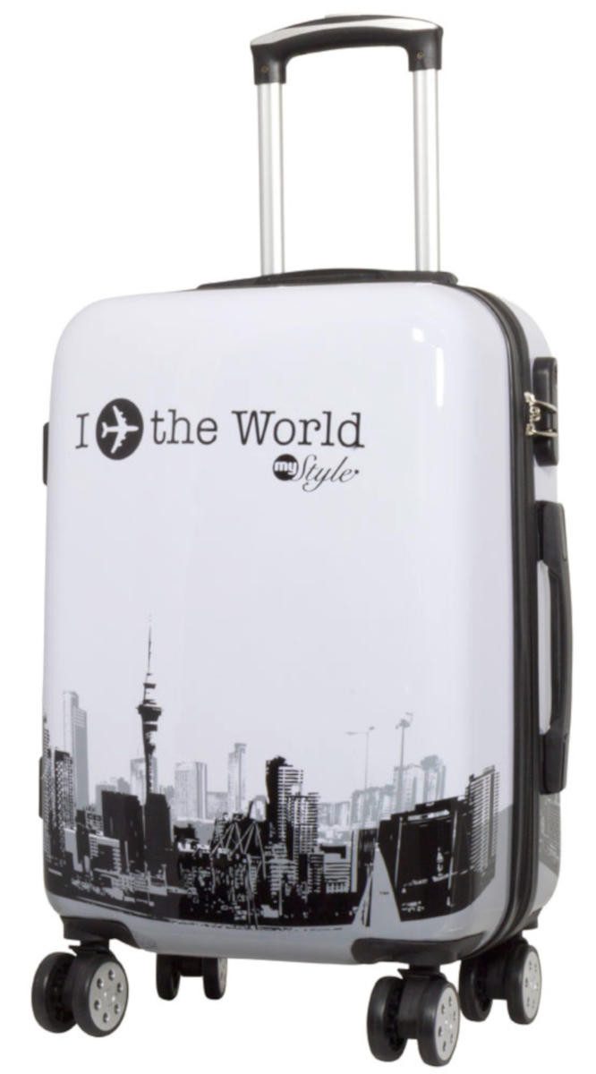 Warenhandel König Hartschalen-Trolley Fly the World, günstig online kaufen
